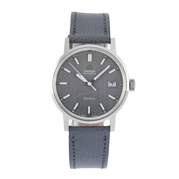 Omega Geneve steel automatic men's watch ST 168.0098,166.098 Vintage  [2603591]