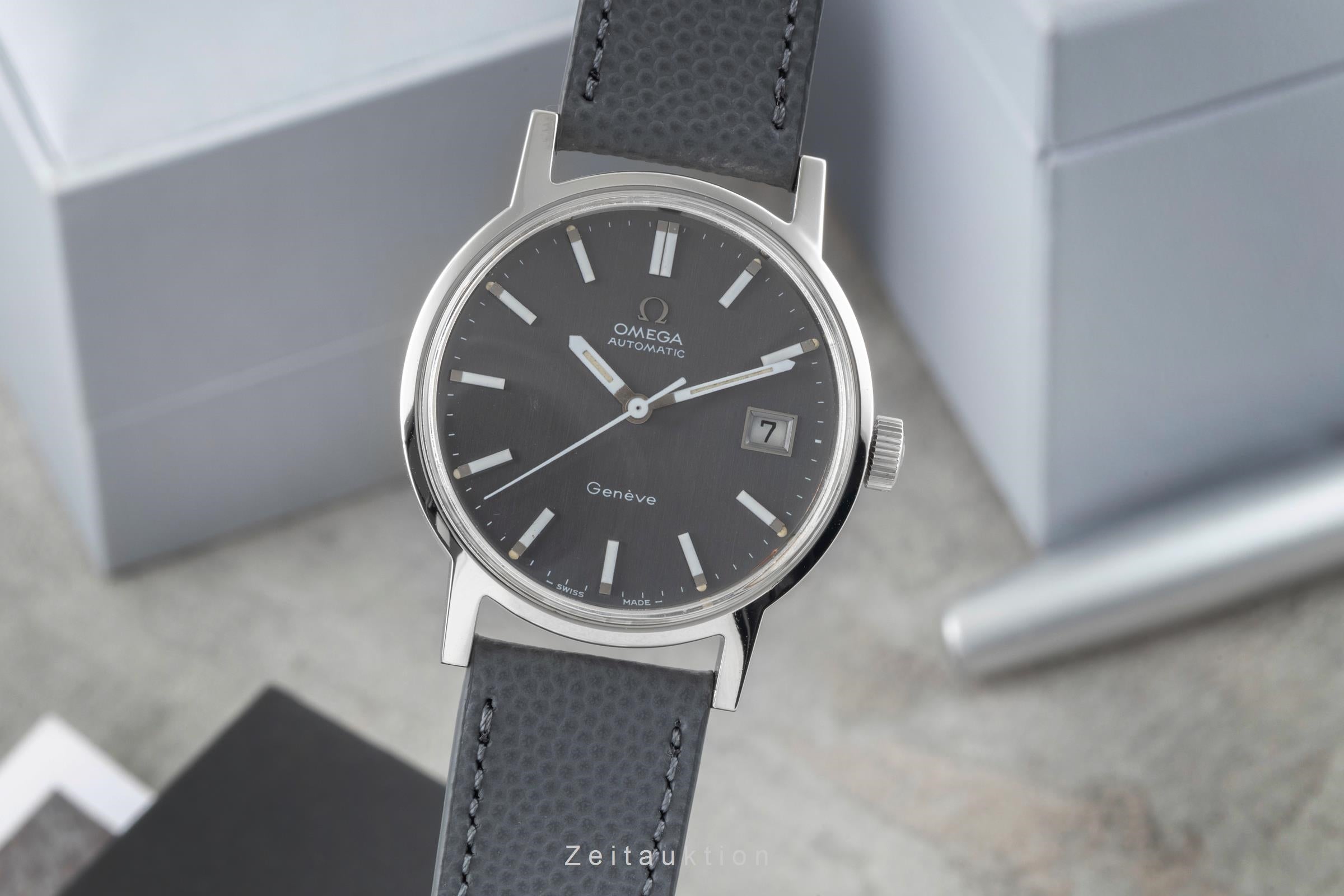 Omega Geneve steel automatic men's watch ST 168.0098,166.098 Vintage  [2603591]