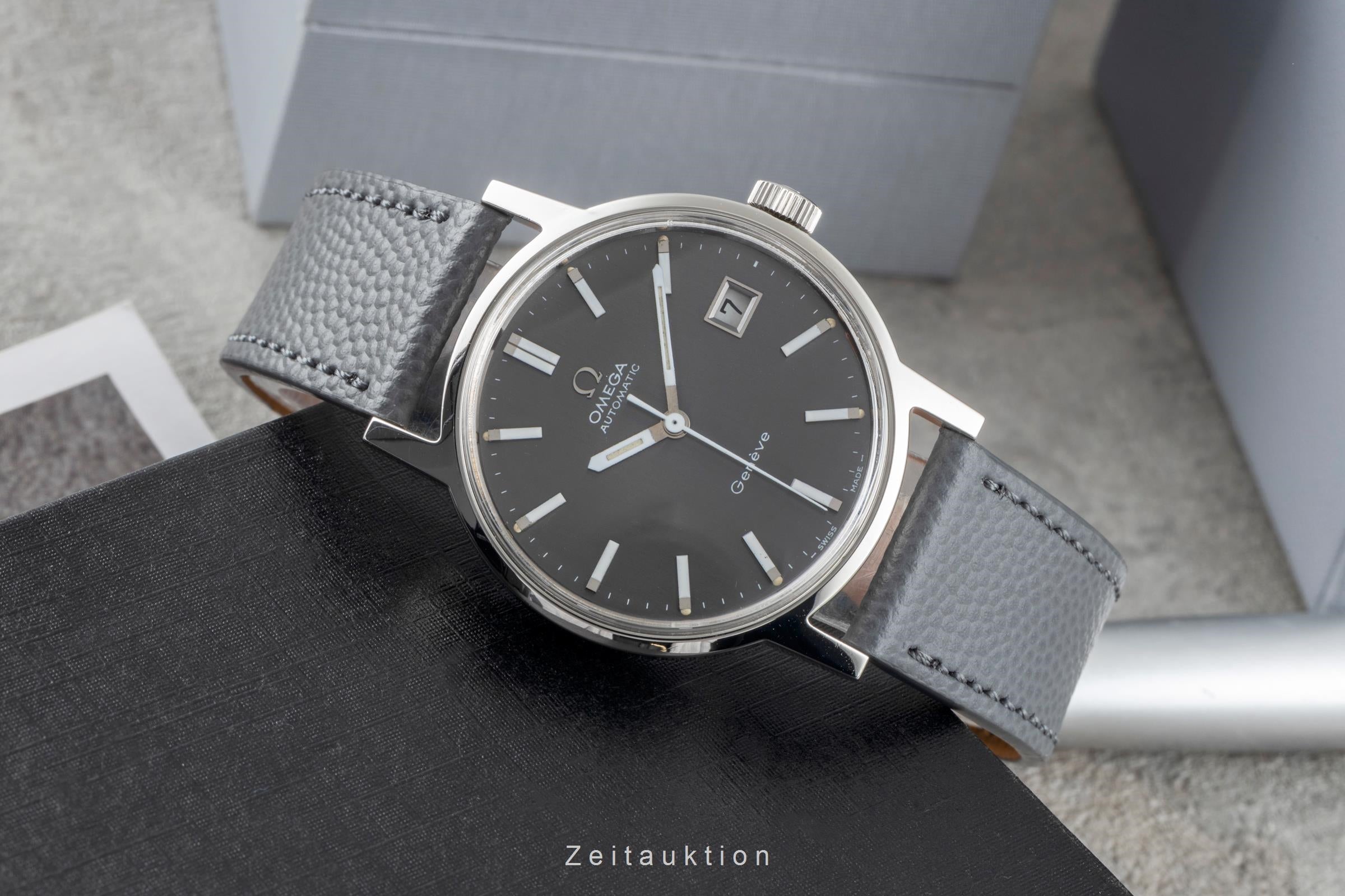 Omega Geneve steel automatic men's watch ST 168.0098,166.098 Vintage  [2603591]