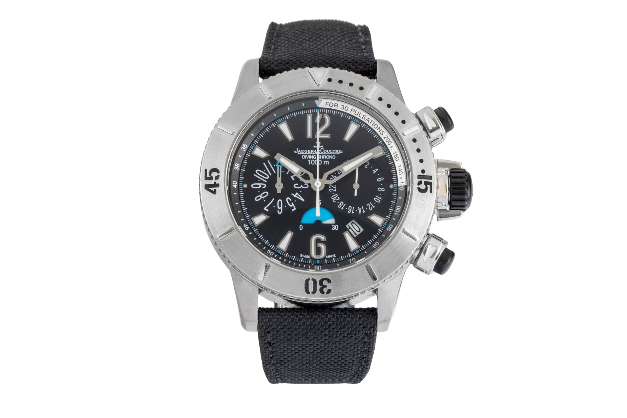 Jaeger LeCoultre Master Compressor cronógrafo titanio automático reloj para caballeros Q186T670  , 160.T.25  [2603597]