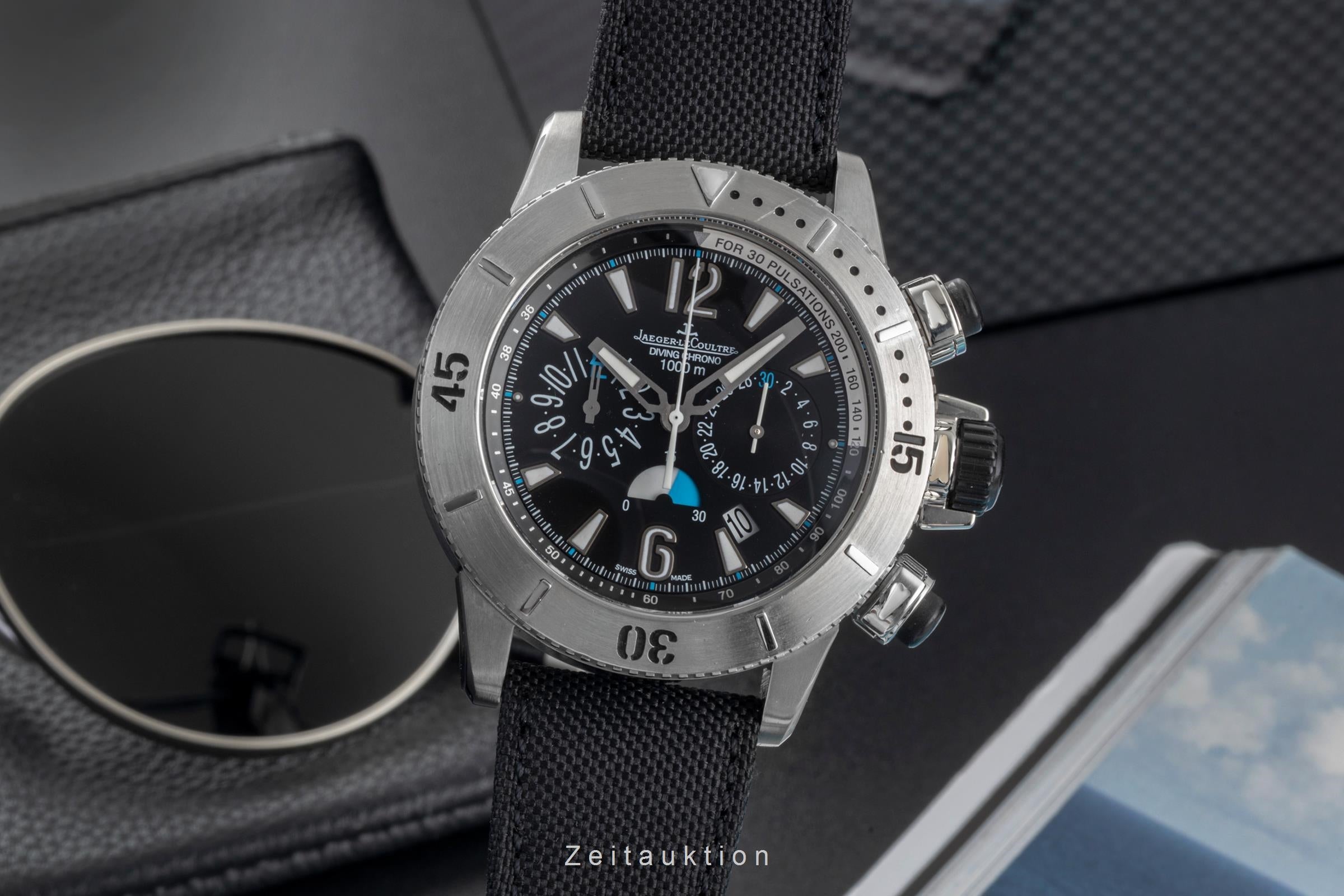 Jaeger LeCoultre Master Compressor chronograph titanium automatic men's watch Q186T670  , 160.T.25  [2603597]