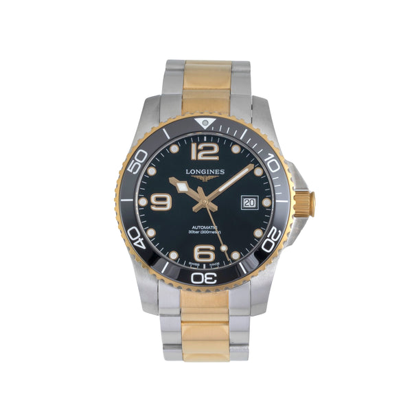 Longines Hydro Conquest gilt / steel automatic men's watch L3.781.3.56.7  [2603599]