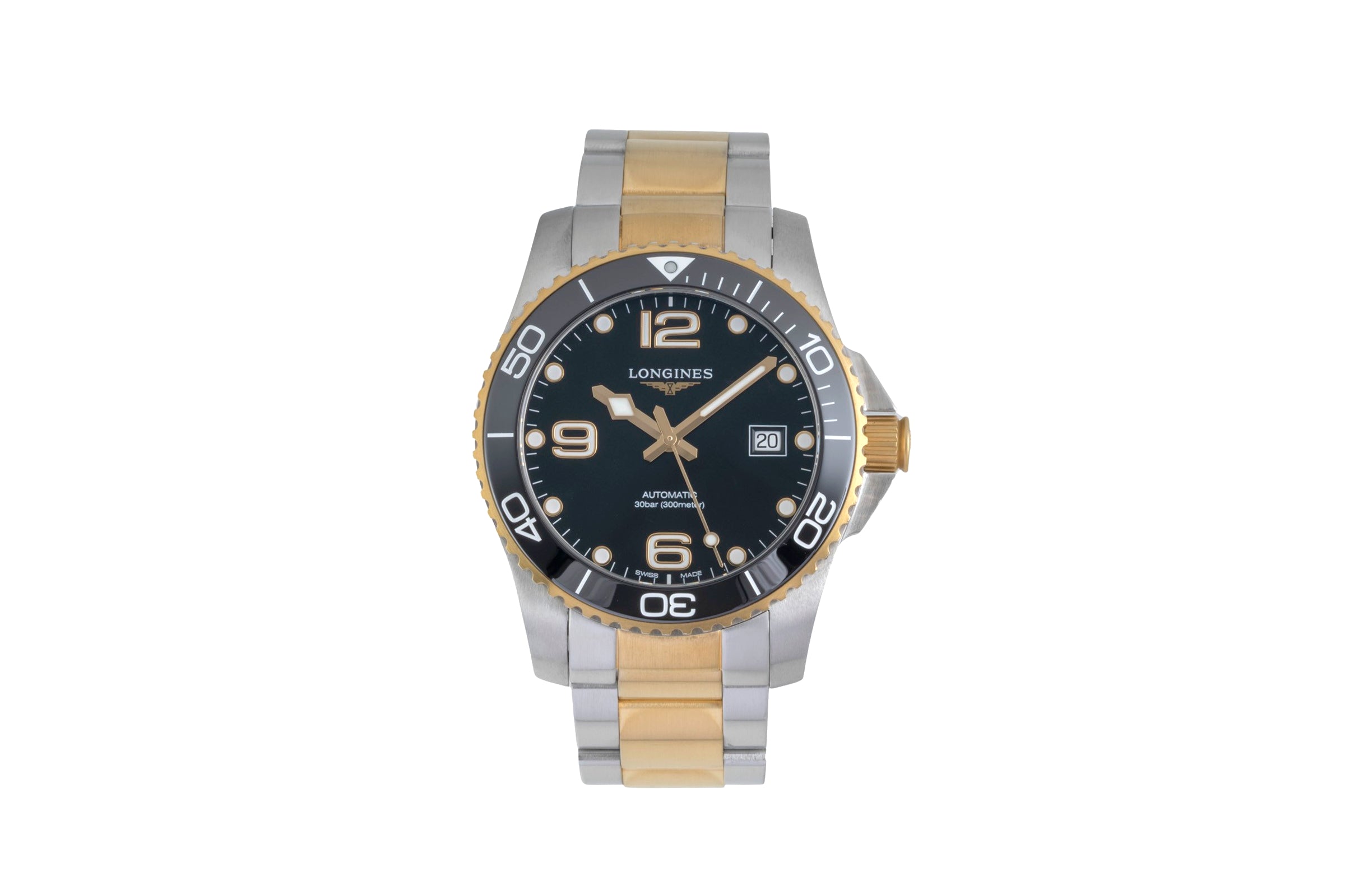Longines Hydro Conquest Stahl / Gold Automatik Herrenuhr L3.781.3.56.7 B&P 2022 [2603599]