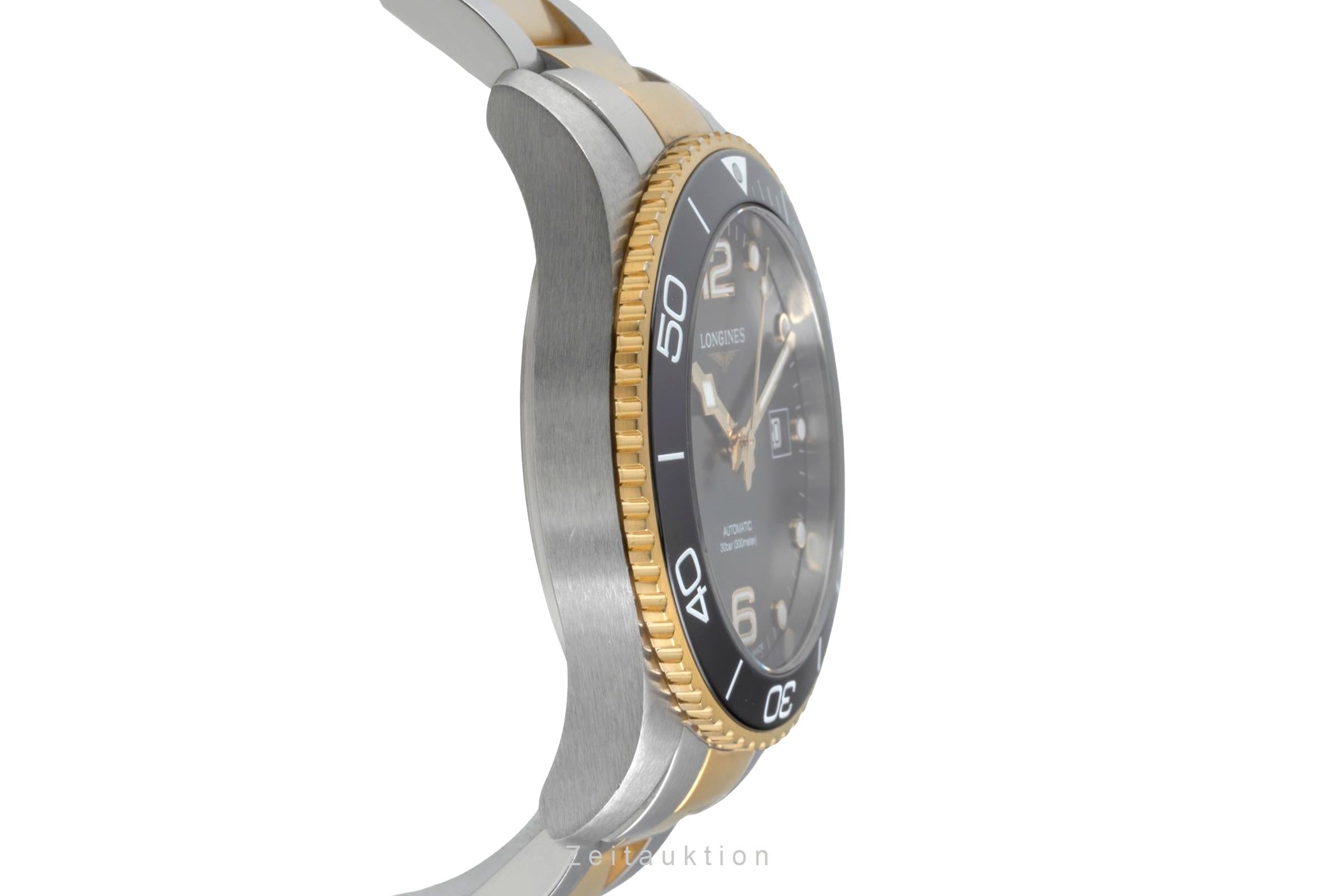 Longines Hydro Conquest gilt / steel automatic men's watch L3.781.3.56.7  [2603599]