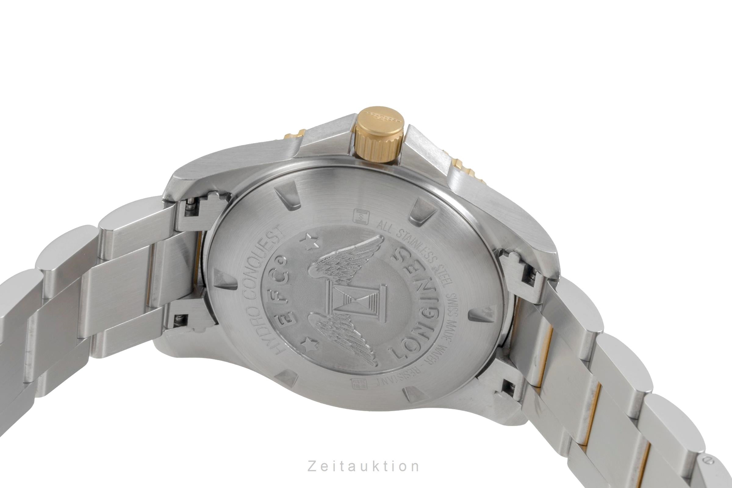 Longines Hydro Conquest gilt / steel automatic men's watch L3.781.3.56.7  [2603599]