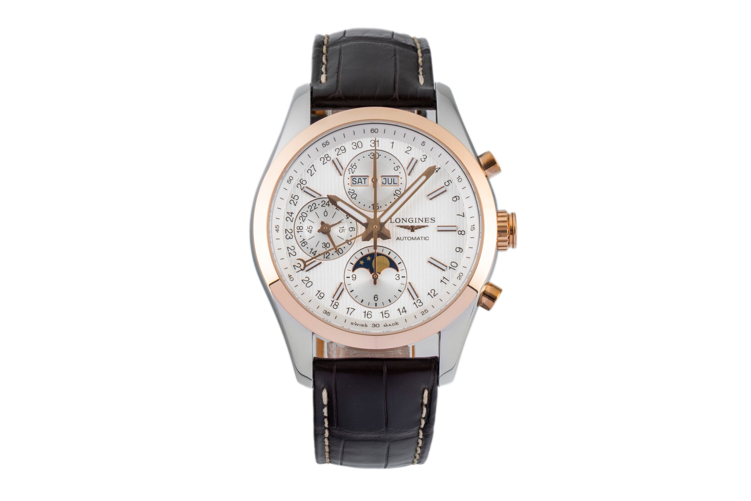 Longines Conquest Chronograph Stahl / Gold Automatik Ref. L2.798.5.72.3 B&P 2023 [2603600]