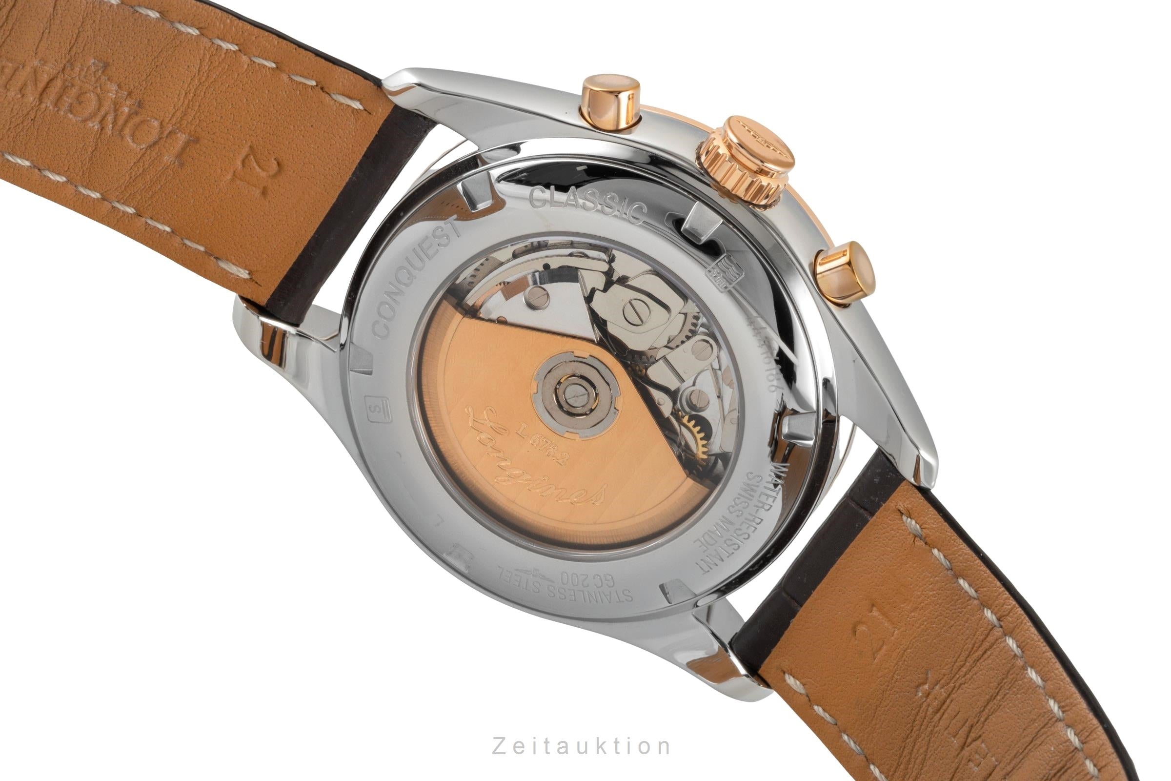 Longines Conquest chronograph steel / gold automatic men's watch L2.798.5.72.3  [2603600]