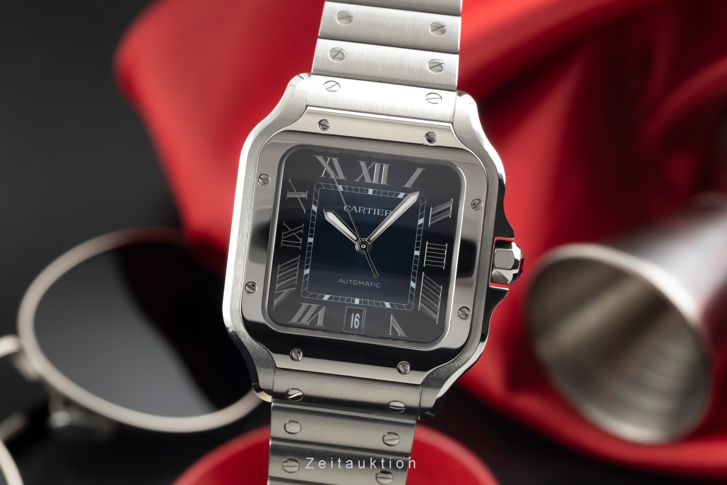 Cartier Santos De Cartier Stahl Automatik Herrenuhr Ref. WSSA0071 NP: 9000,- € [2603601]