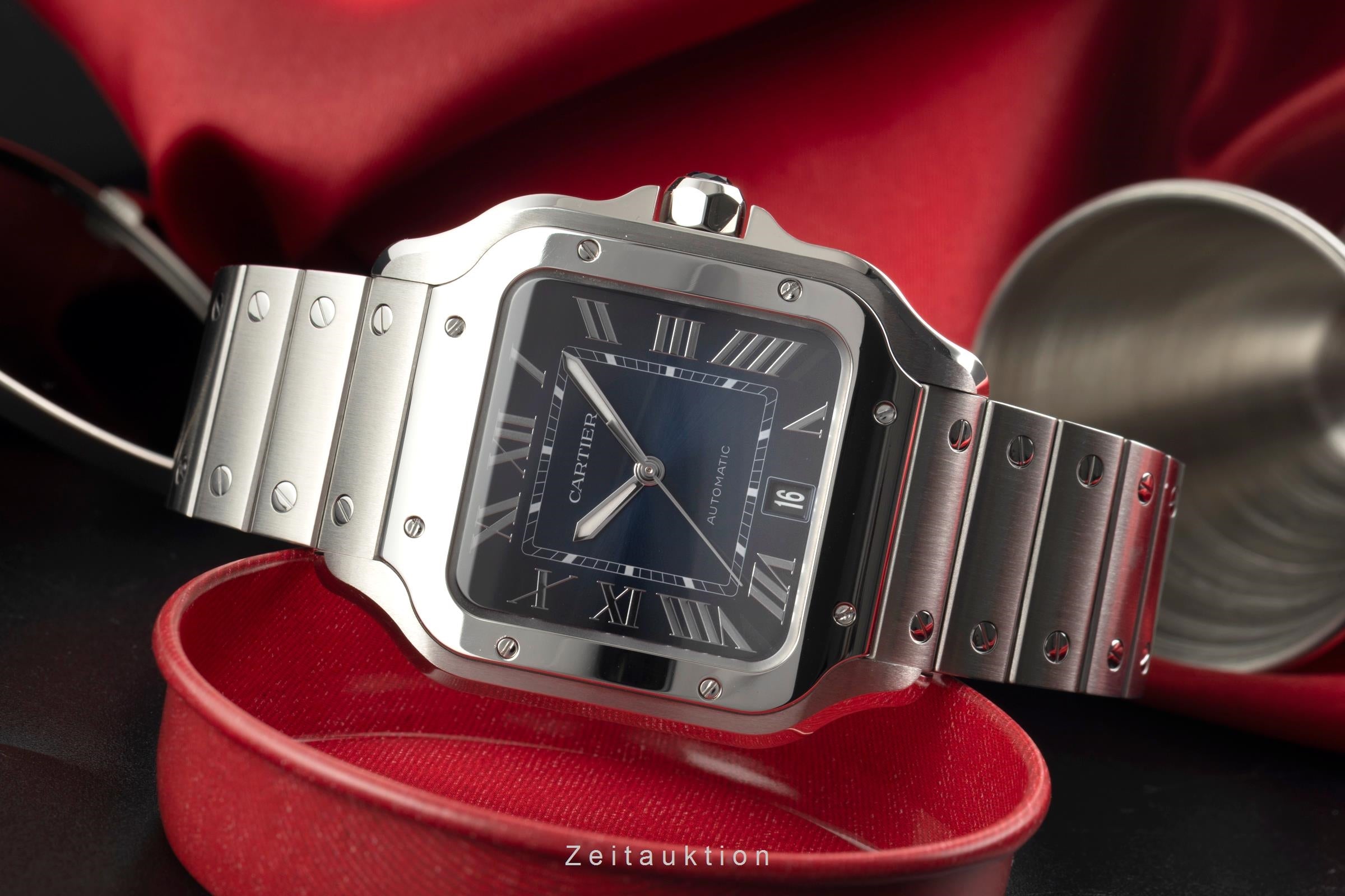 Cartier Santos De Cartier Stahl Automatik Herrenuhr Ref. WSSA0071 NP: 9000,- € [2603601]