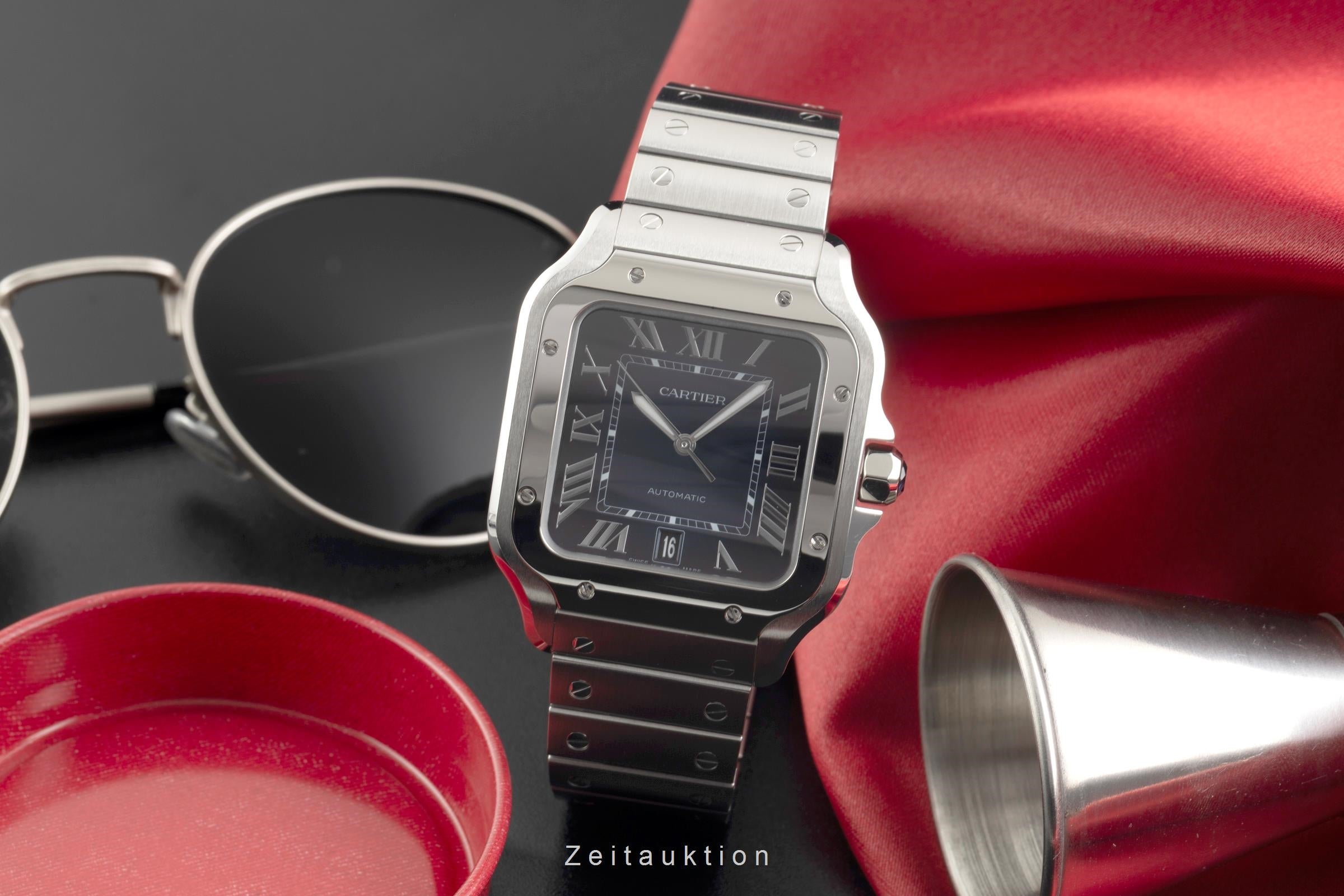 Cartier Santos De Cartier Stahl Automatik Herrenuhr Ref. WSSA0071 NP: 9000,- € [2603601]