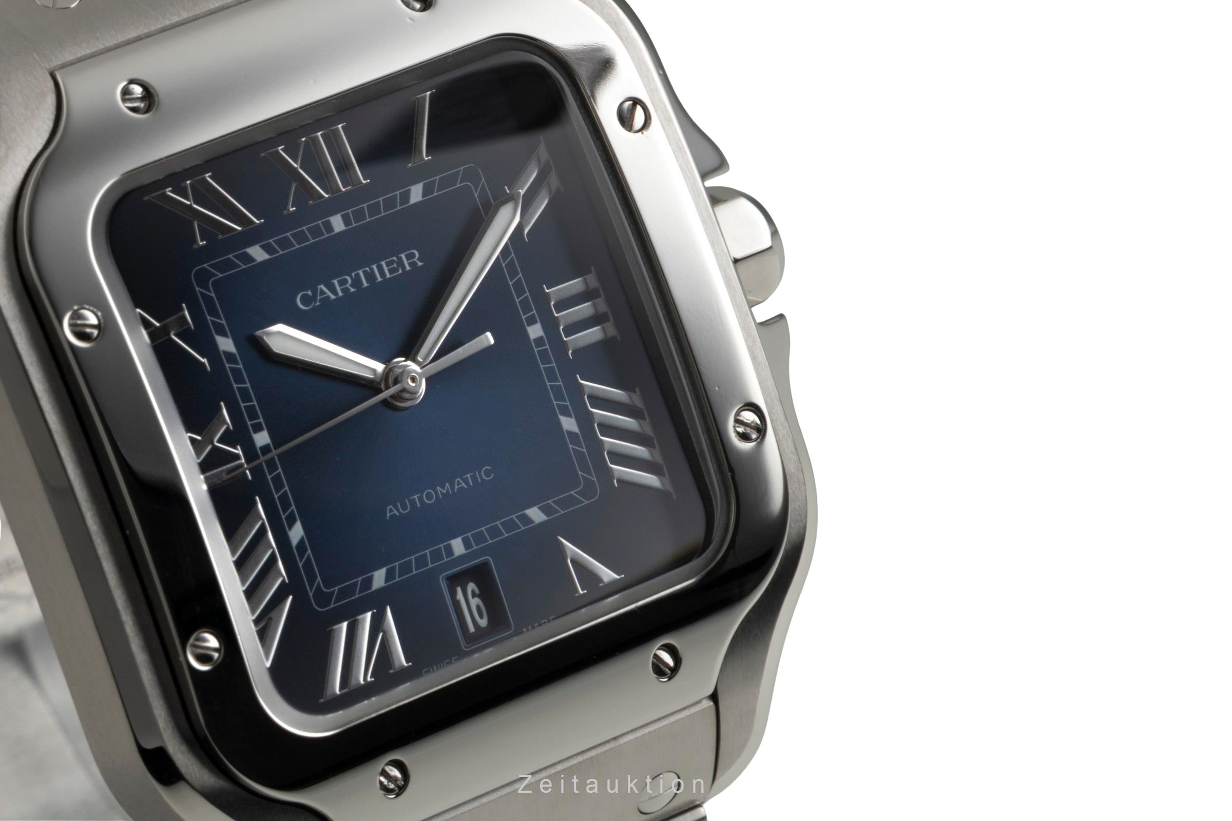 Cartier Santos De Cartier Stahl Automatik Herrenuhr Ref. WSSA0071 NP: 9000,- € [2603601]