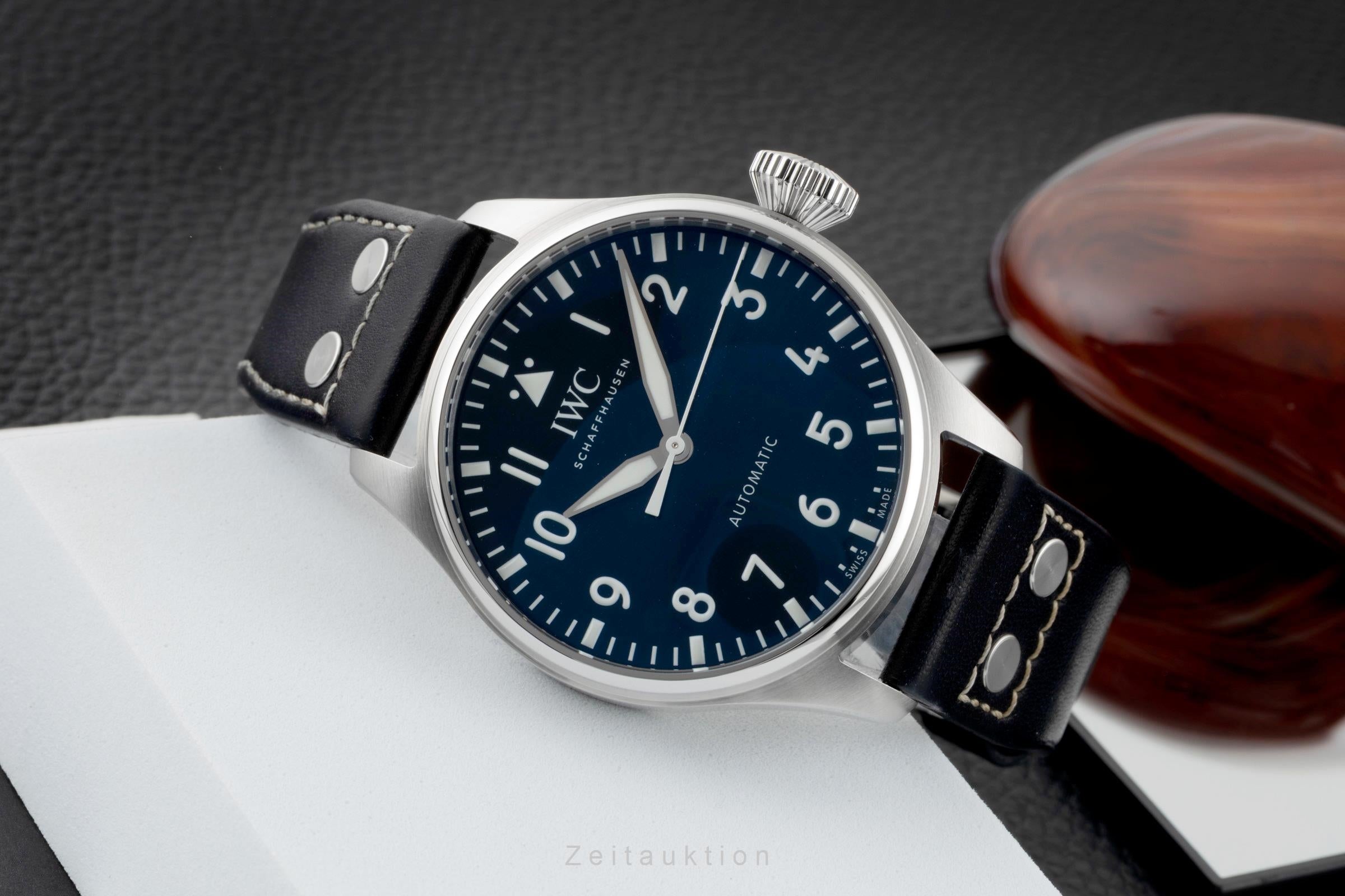 IWC Big Pilot acciaio automatismo orologio da uomo IW329303 LP: 9600EUR  [2603602]