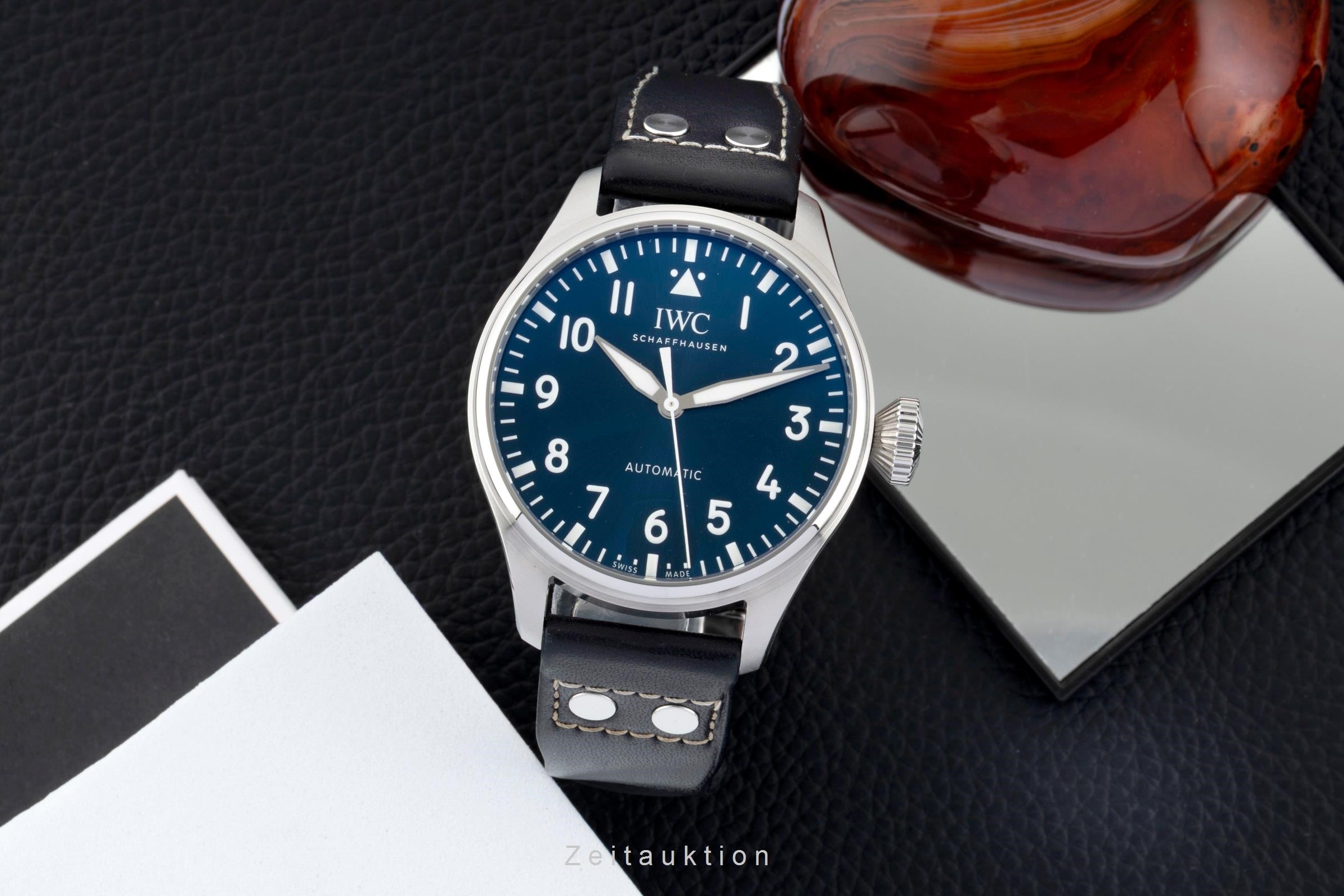 IWC Big Pilot acciaio automatismo orologio da uomo IW329303 LP: 9600EUR  [2603602]