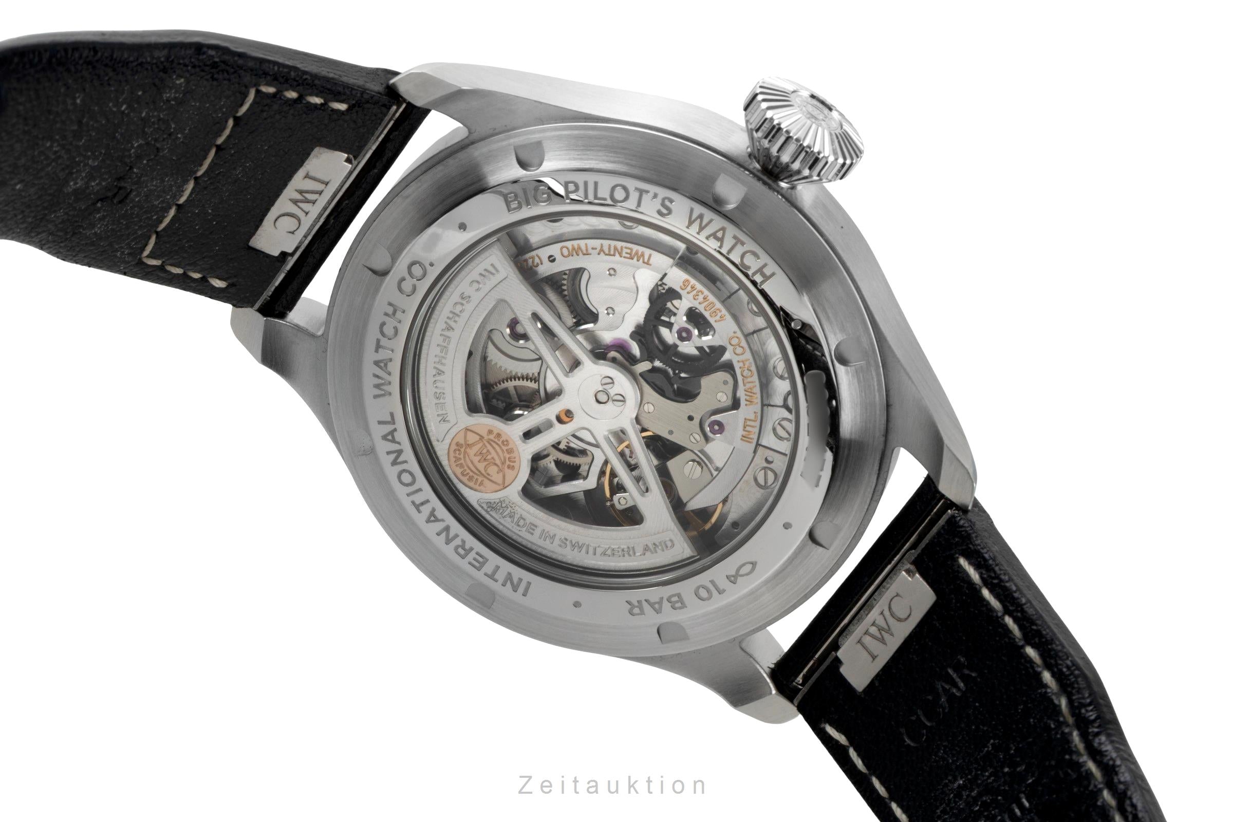 IWC Big Pilot acciaio automatismo orologio da uomo IW329303 LP: 9600EUR  [2603602]