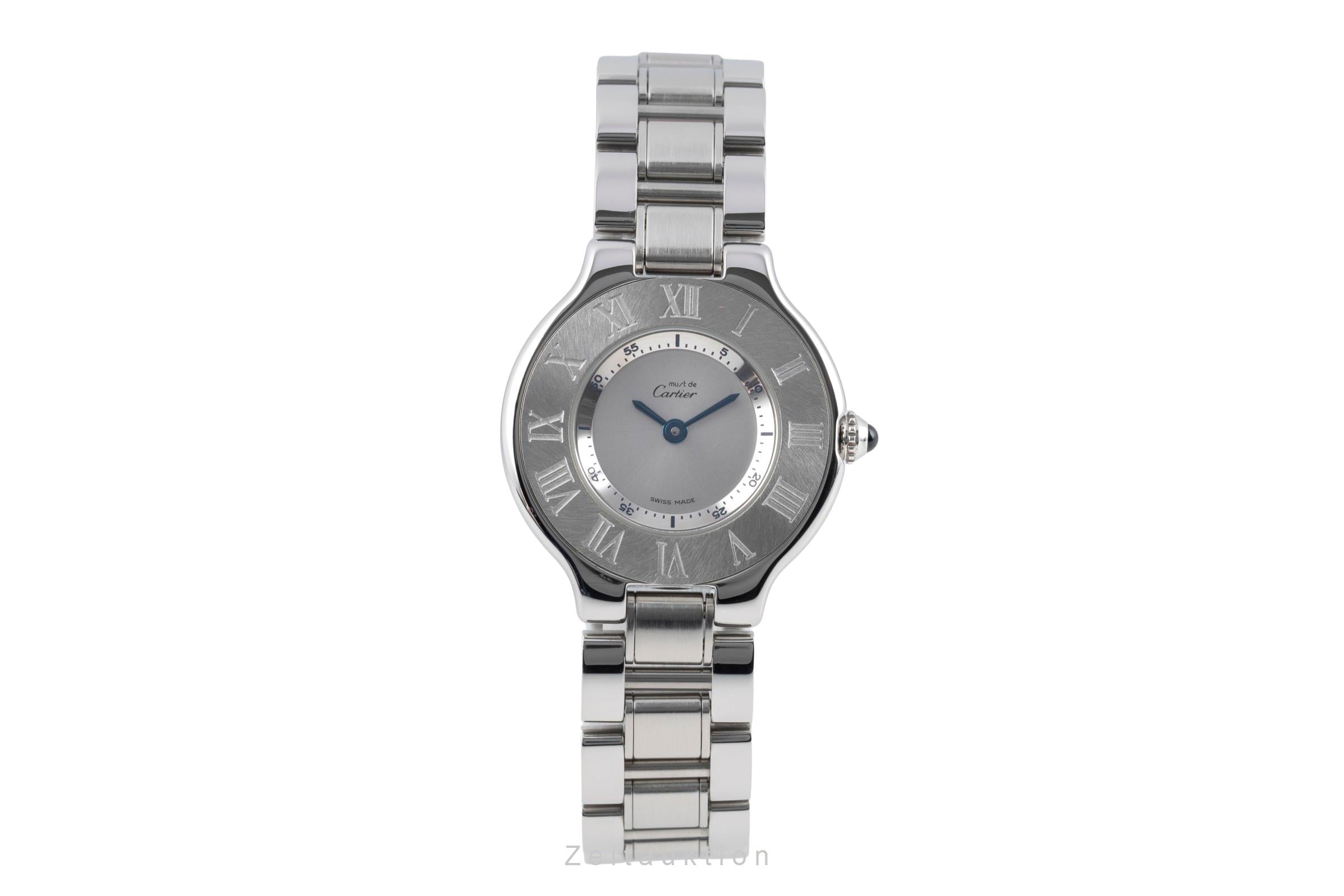 Cartier Must De Cartier 21 acciaio quarzo orologio da donna W10109T2, 1340  [2603603]