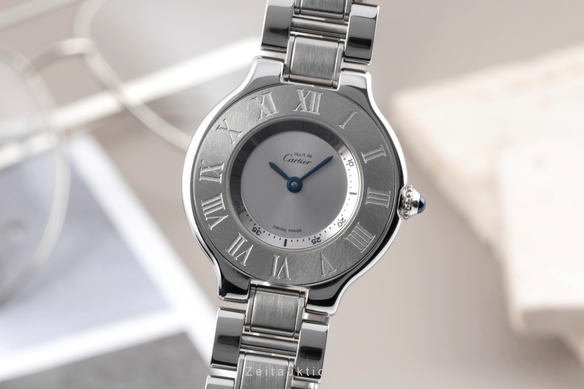 Cartier Must De Cartier 21 acciaio quarzo orologio da donna W10109T2, 1340  [2603603]
