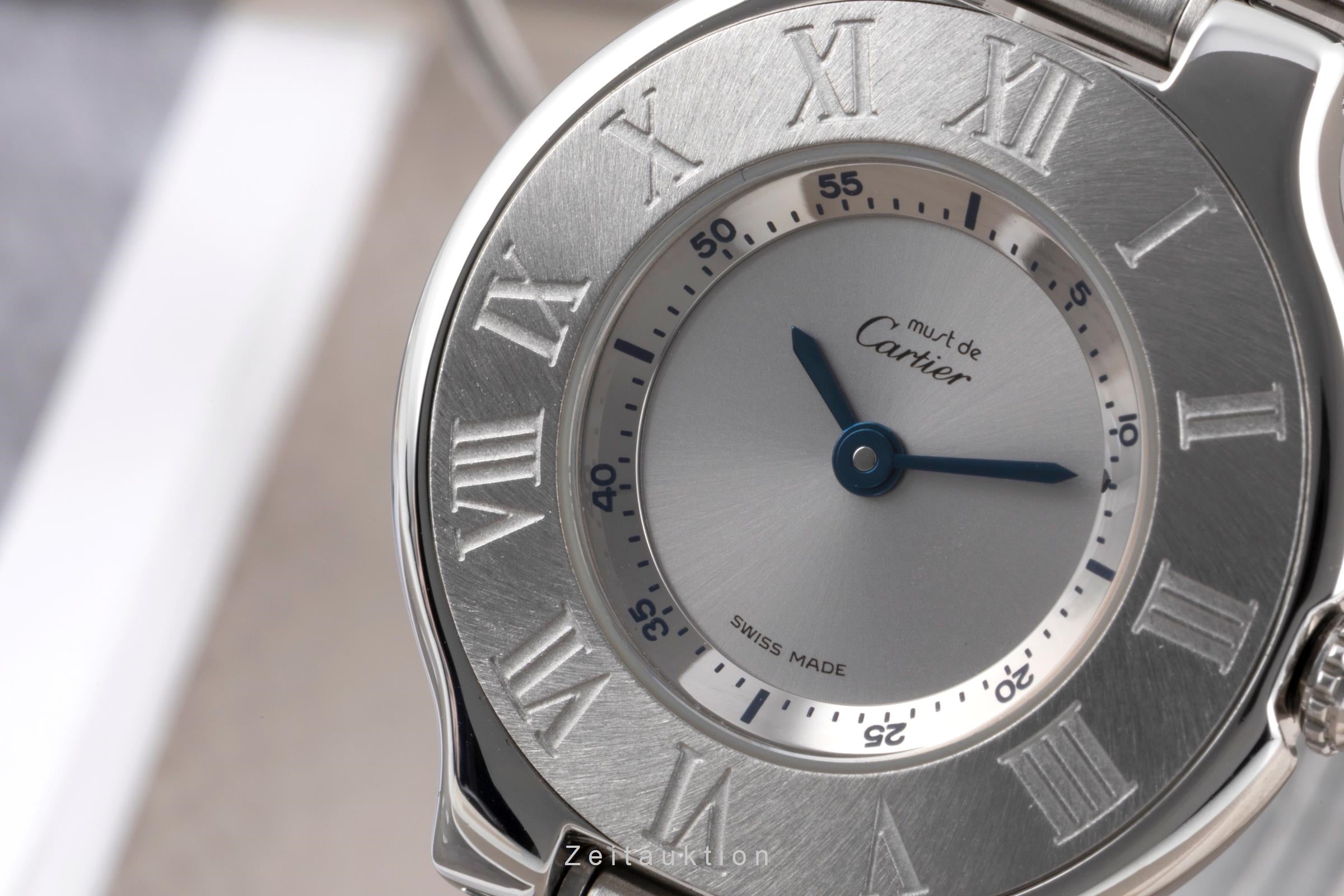Cartier Must De Cartier 21 acciaio quarzo orologio da donna W10109T2, 1340  [2603603]