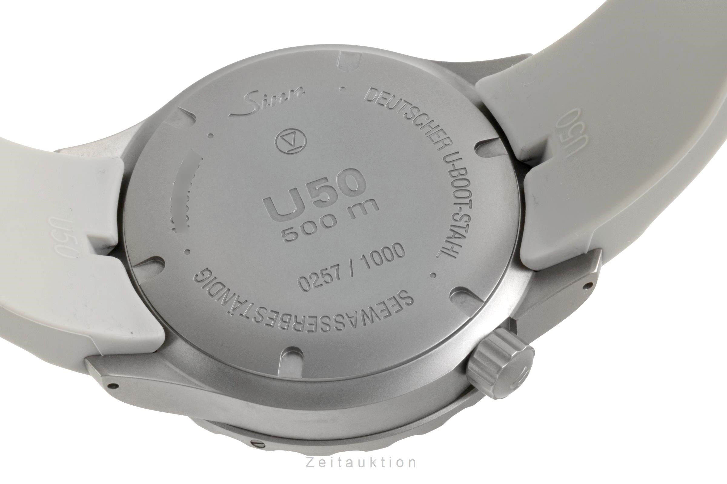 Sinn U50 acciaio automatismo orologio da uomo 1050.034 Limited  [2603605]