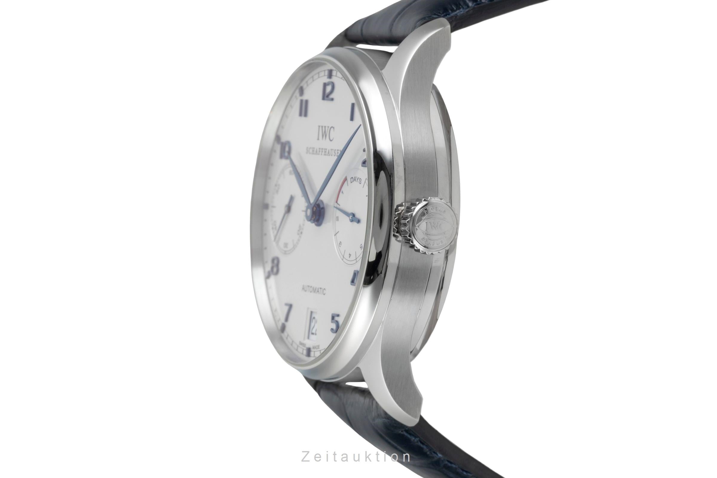 IWC Portugieser acero automático reloj para caballeros IW500107 LP: 14000EUR  [2603608]