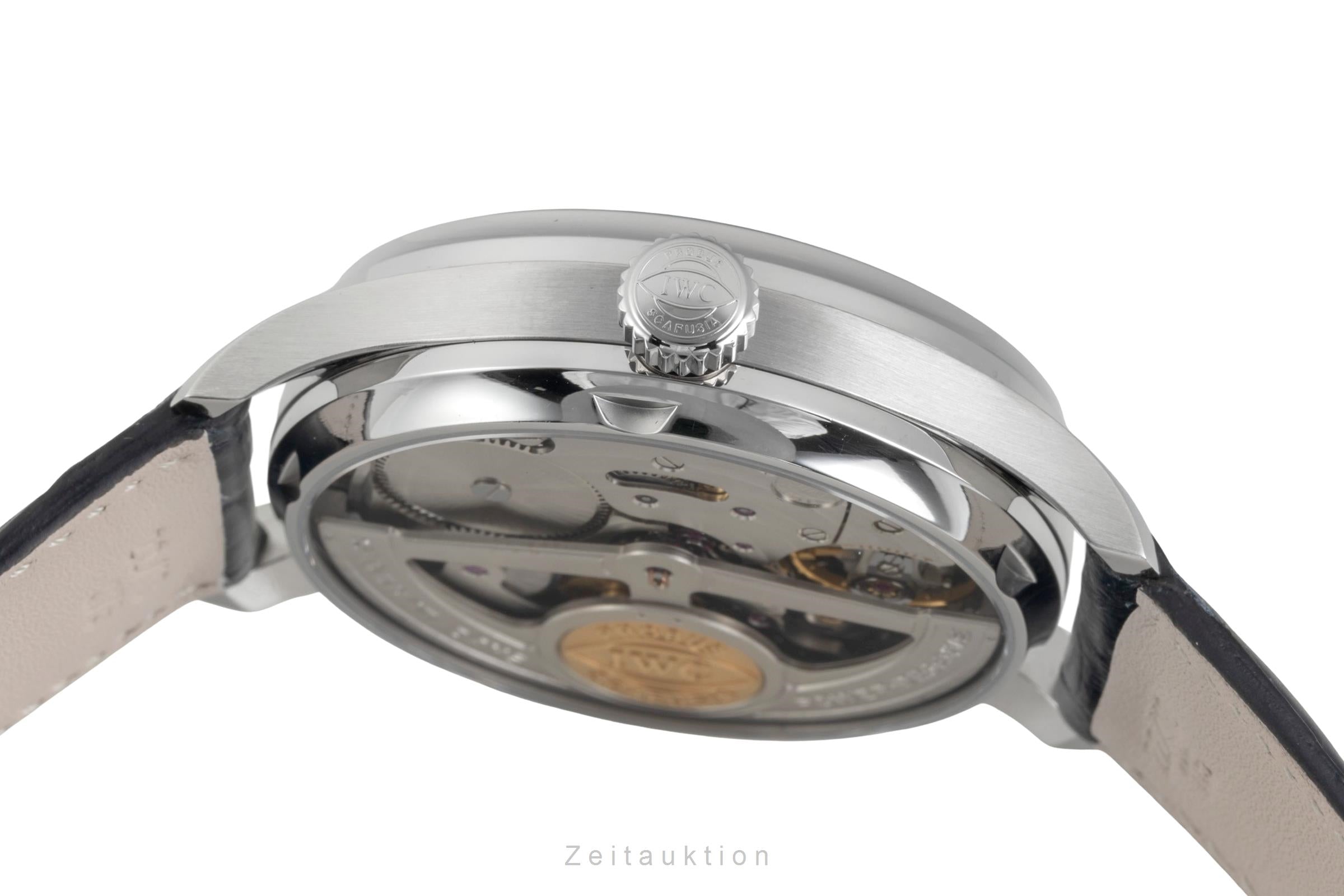 IWC Portugieser acero automático reloj para caballeros IW500107 LP: 14000EUR  [2603608]