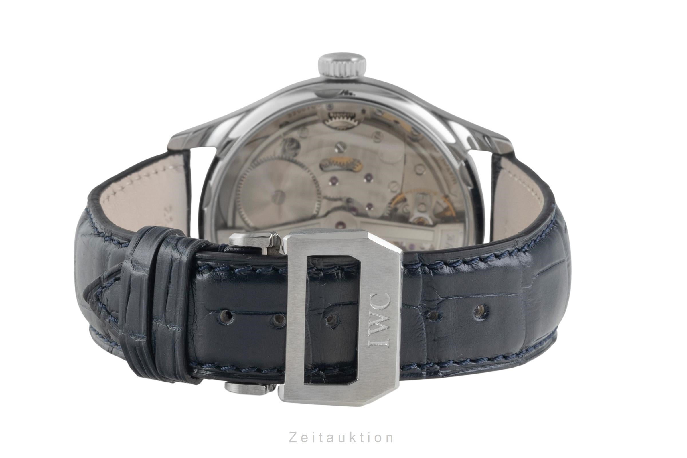 IWC Portugieser acero automático reloj para caballeros IW500107 LP: 14000EUR  [2603608]