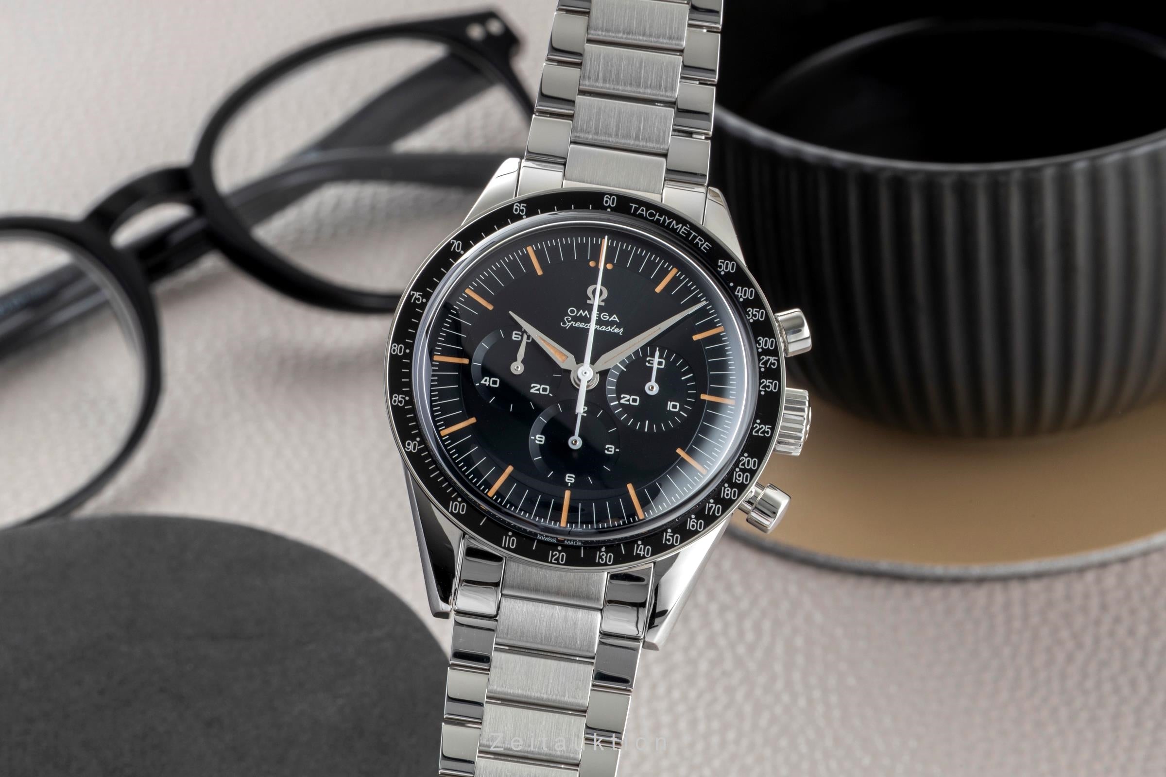 Omega Speedmaster Moonwatch cronógrafo acero cuerda manual reloj para caballeros 310.30.40.50.06.001 LP: 8600EUR  [2603611]
