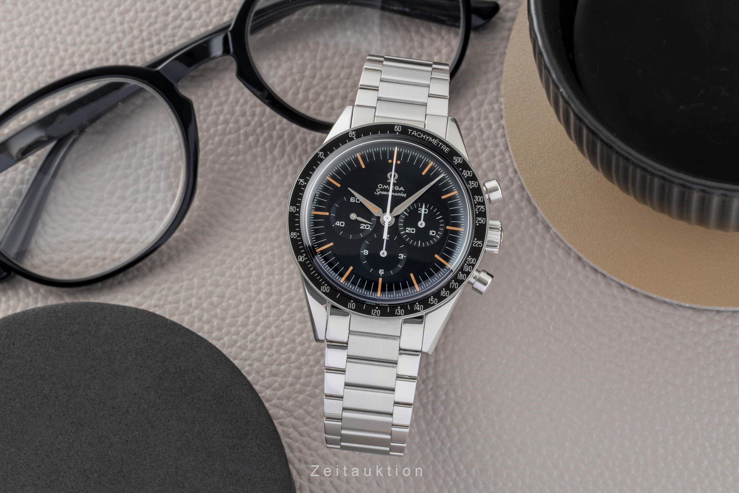 Omega Speedmaster Moonwatch cronógrafo acero cuerda manual reloj para caballeros 310.30.40.50.06.001 LP: 8600EUR  [2603611]