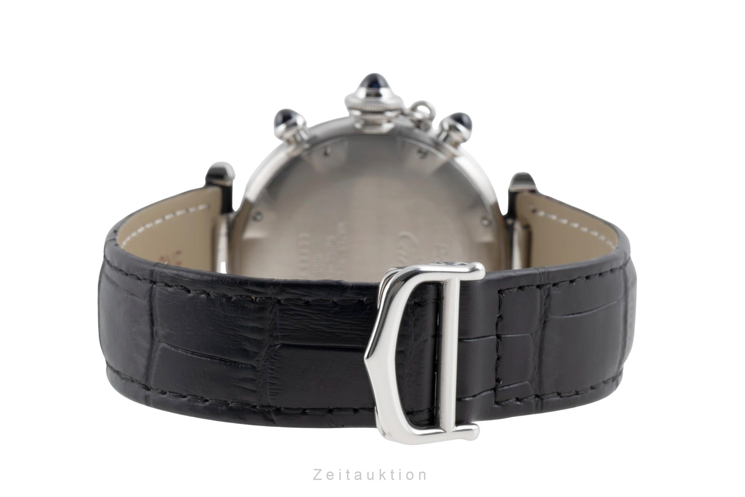 Cartier Pasha chronographe acier quartz montre pour hommes W3101855  [2603612]