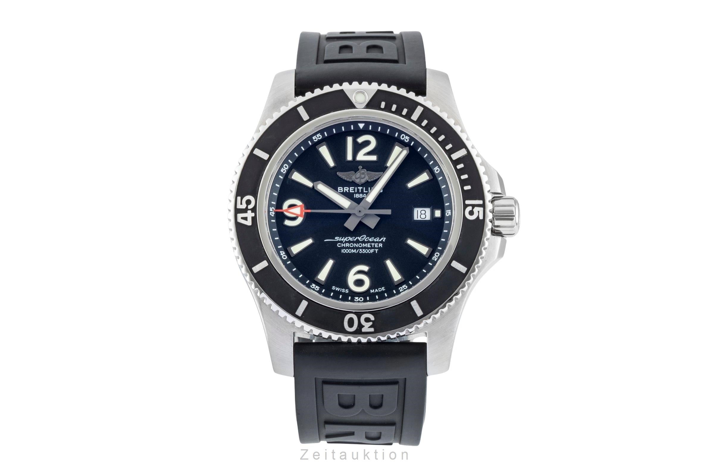 Breitling Superocean steel automatic men's watch A17367D71B1S2  [2603613]