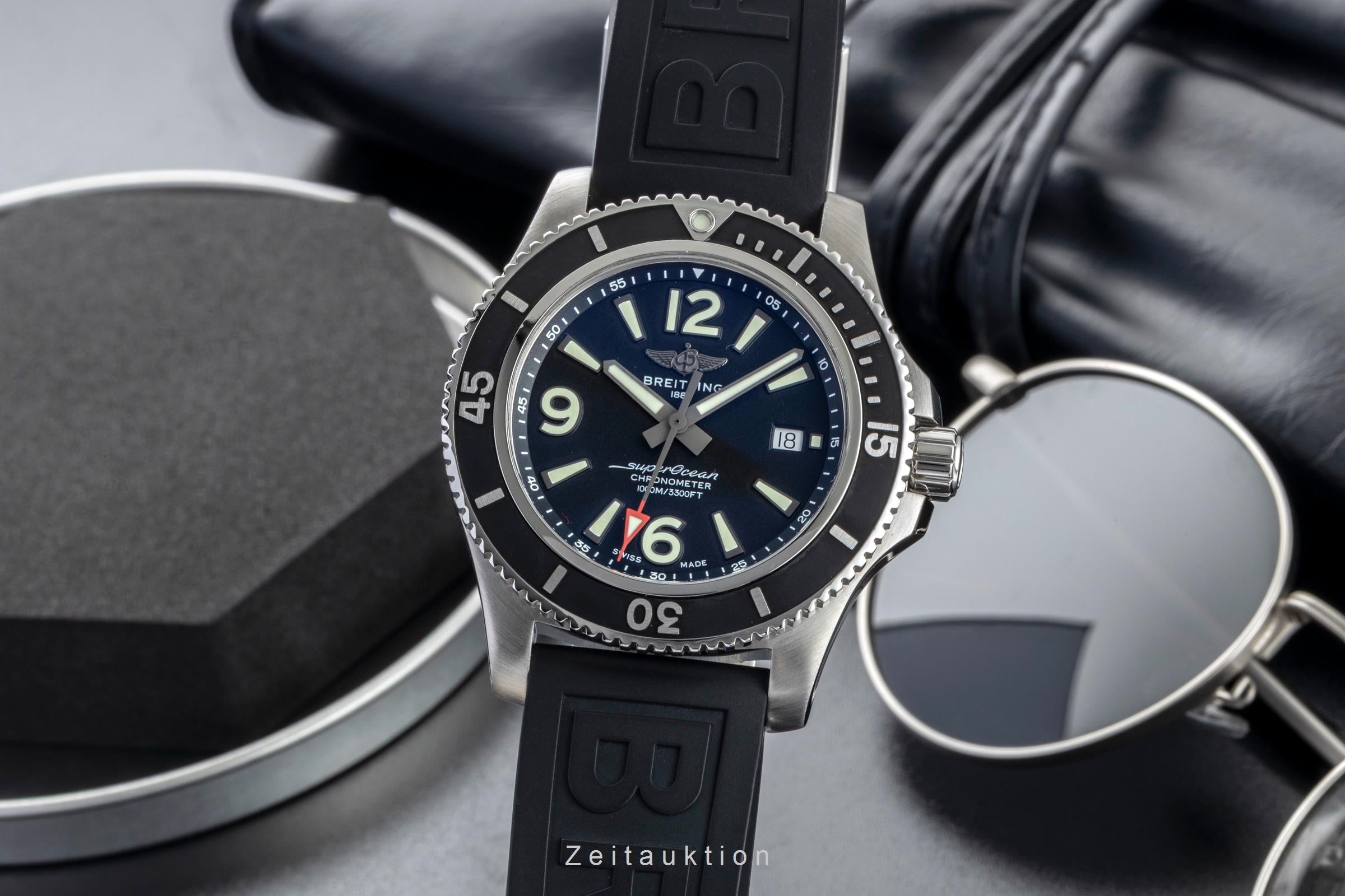 Breitling Superocean steel automatic men's watch A17367D71B1S2  [2603613]