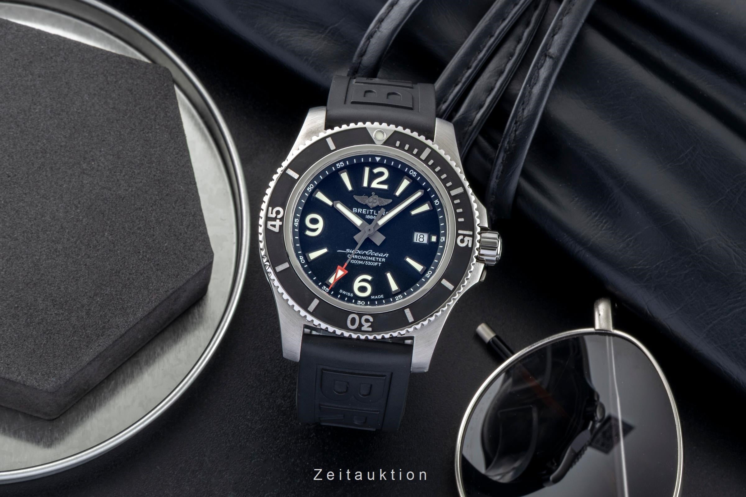 Breitling Superocean steel automatic men's watch A17367D71B1S2  [2603613]