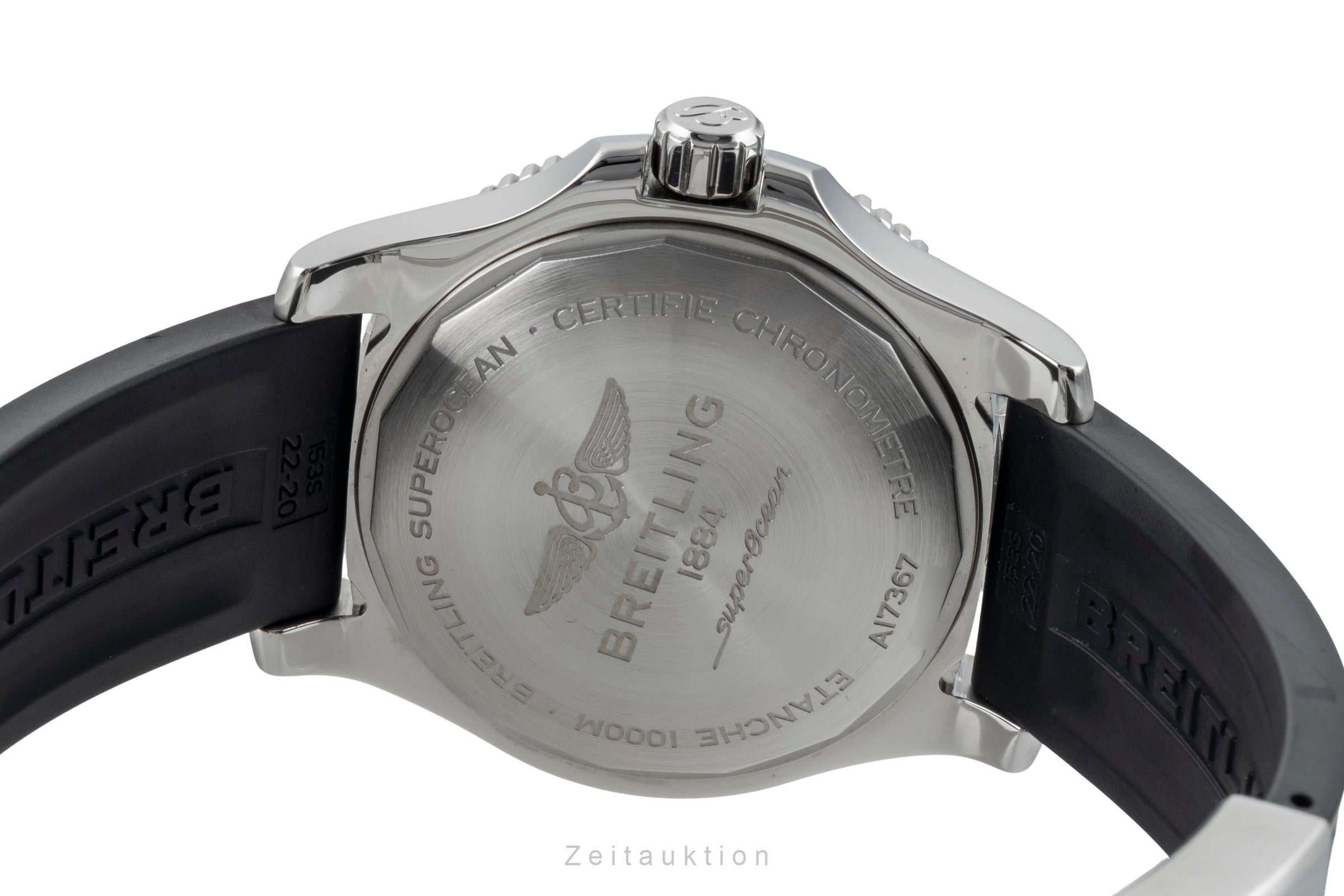 Breitling Superocean steel automatic men's watch A17367D71B1S2  [2603613]