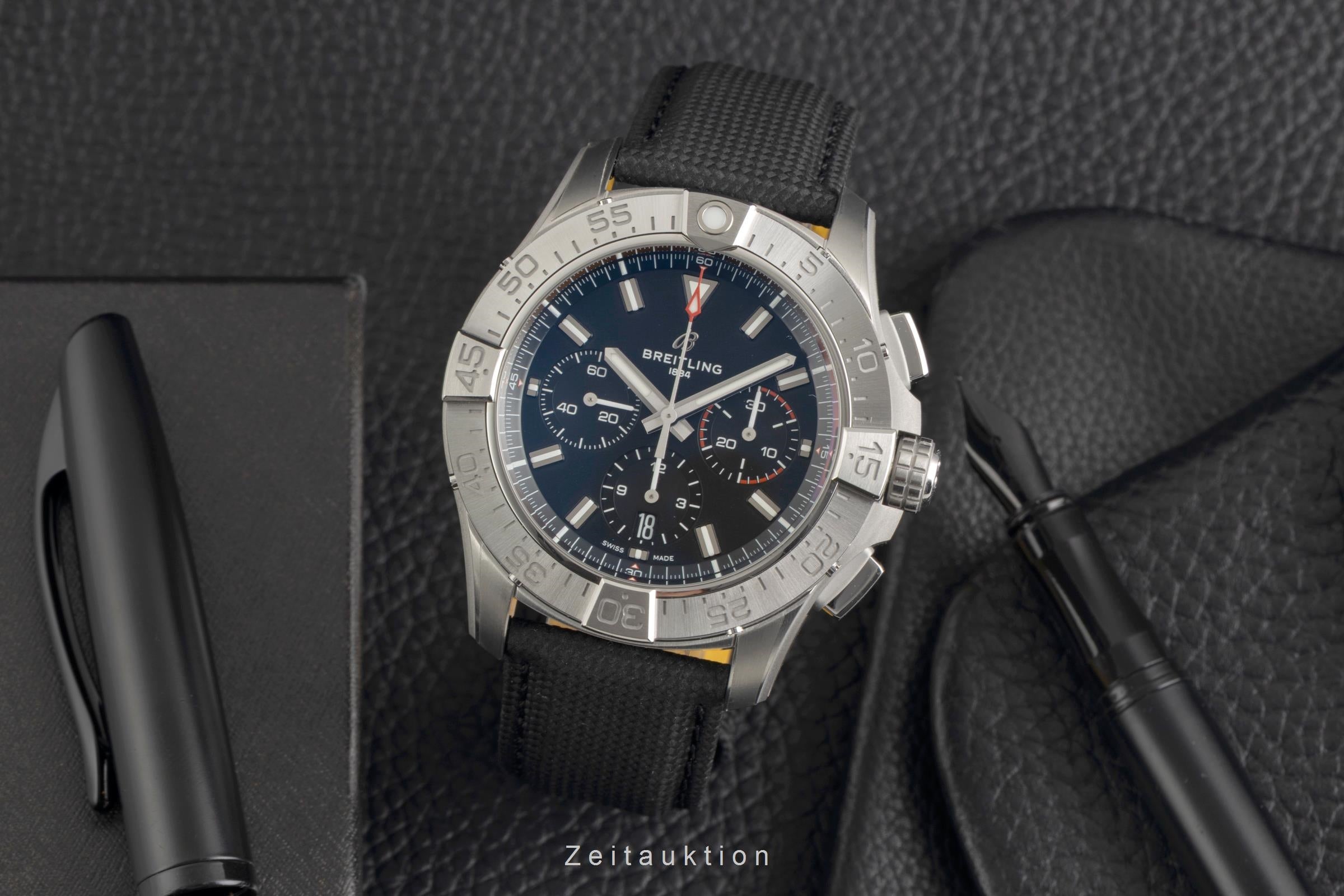 Breitling Avenger chronograph steel automatic men's watch AB0147101B1X1 LP: 7050EUR  [2603617]
