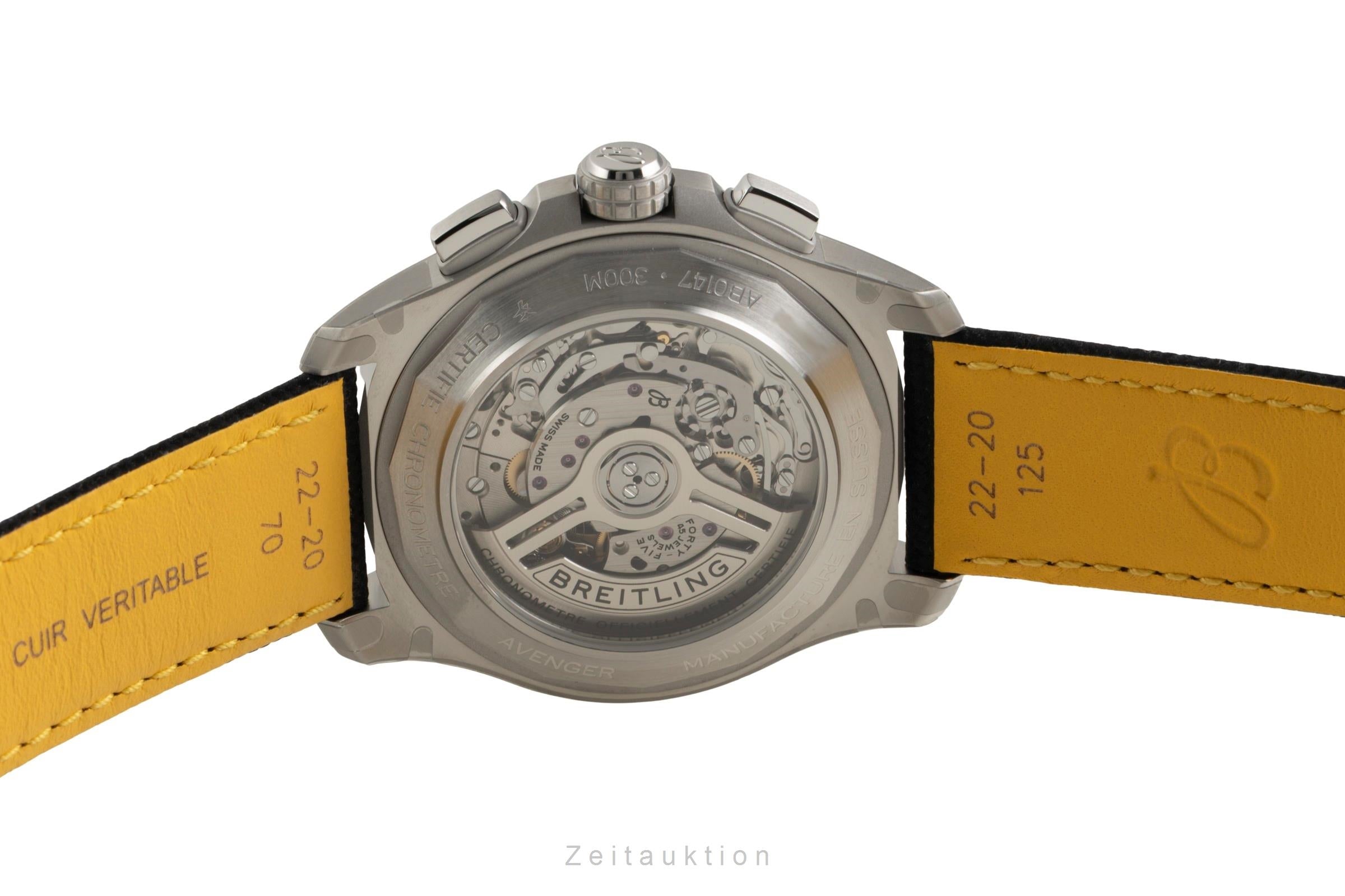 Breitling Avenger chronograph steel automatic men's watch AB0147101B1X1 LP: 7050EUR  [2603621]