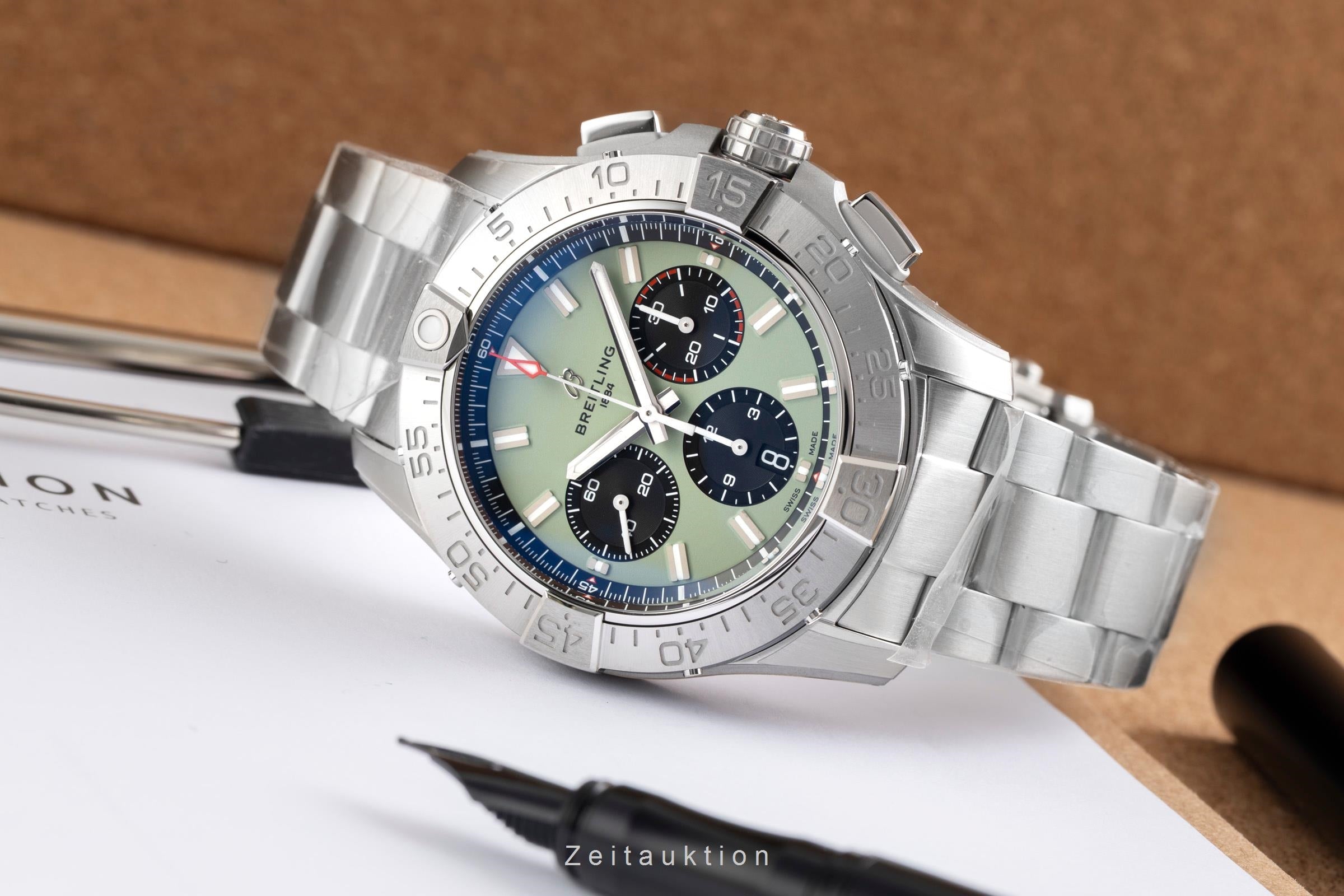 Breitling Avenger cronógrafo acero automático reloj para caballeros AB0147101L1A1 LP: 7350EUR  [2603622]