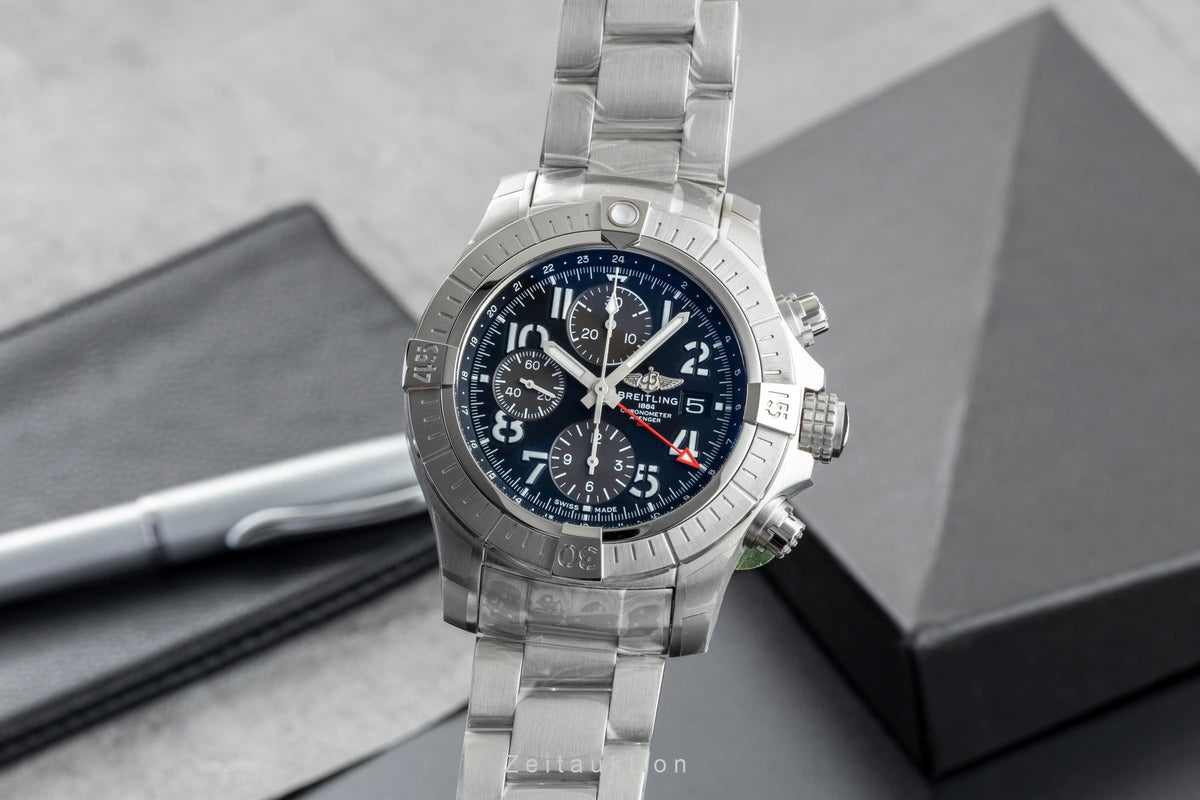 Breitling Avenger chronograph steel automatic men's watch A24315101B1A1 LP: 7250EUR  [2603633]