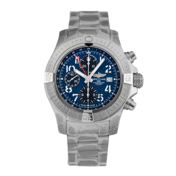 Breitling Avenger chronograph steel automatic men's watch A24315101C1A1 LP: 7400EUR  [2603640]