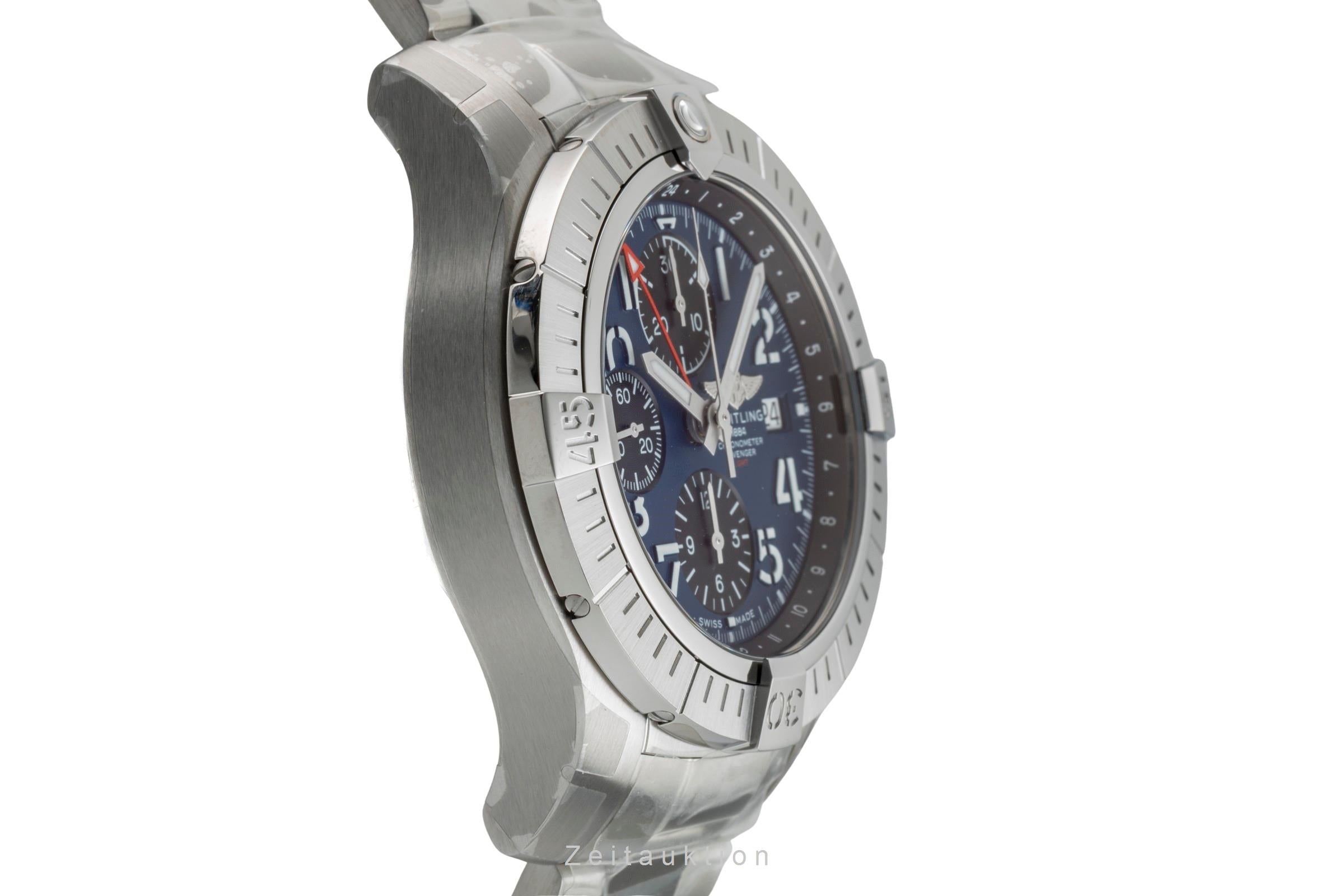 Breitling Avenger chronograph steel automatic men's watch A24315101C1A1 LP: 7400EUR  [2603640]