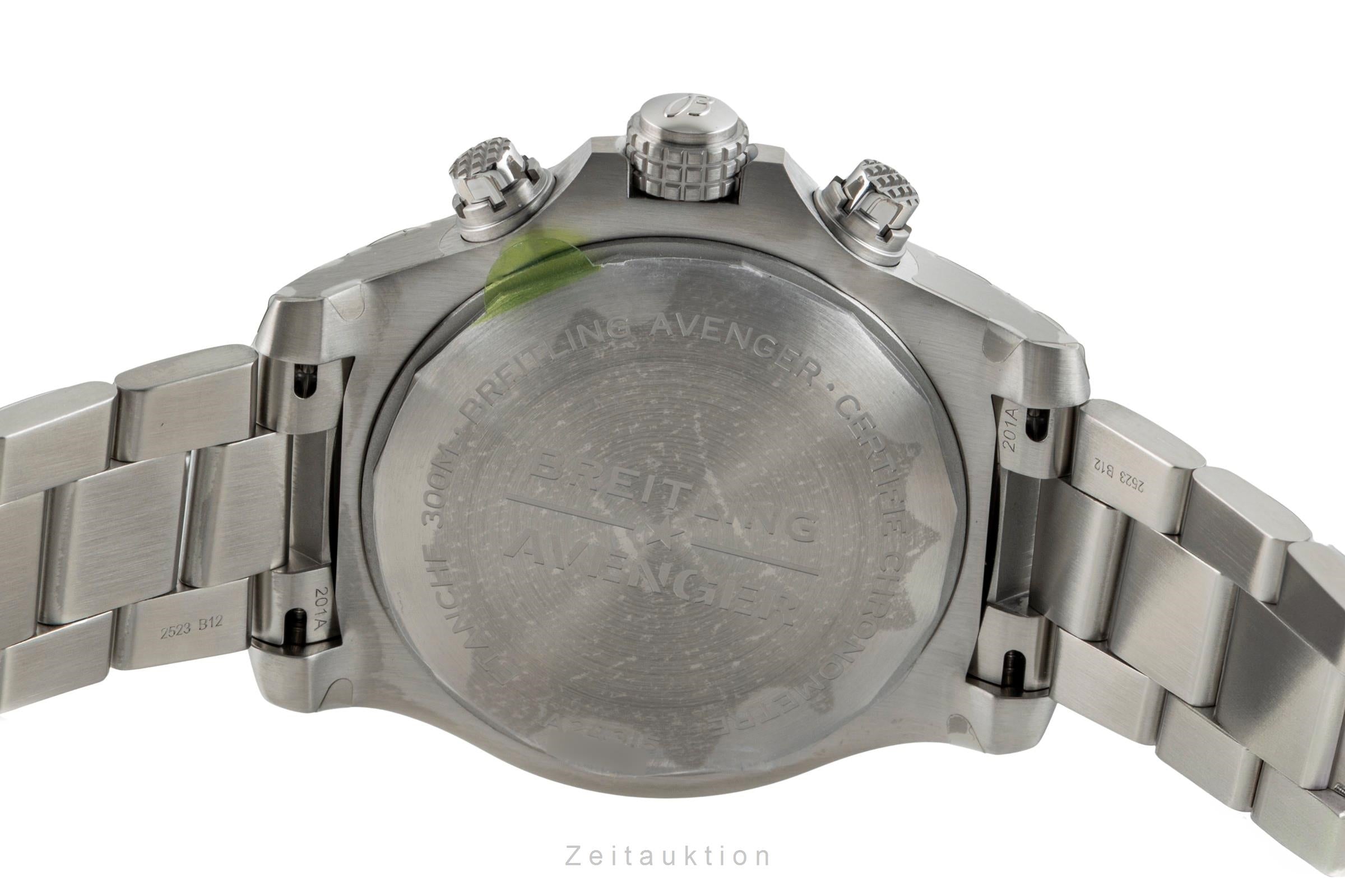 Breitling Avenger chronograph steel automatic men's watch A24315101C1A1 LP: 7400EUR  [2603640]