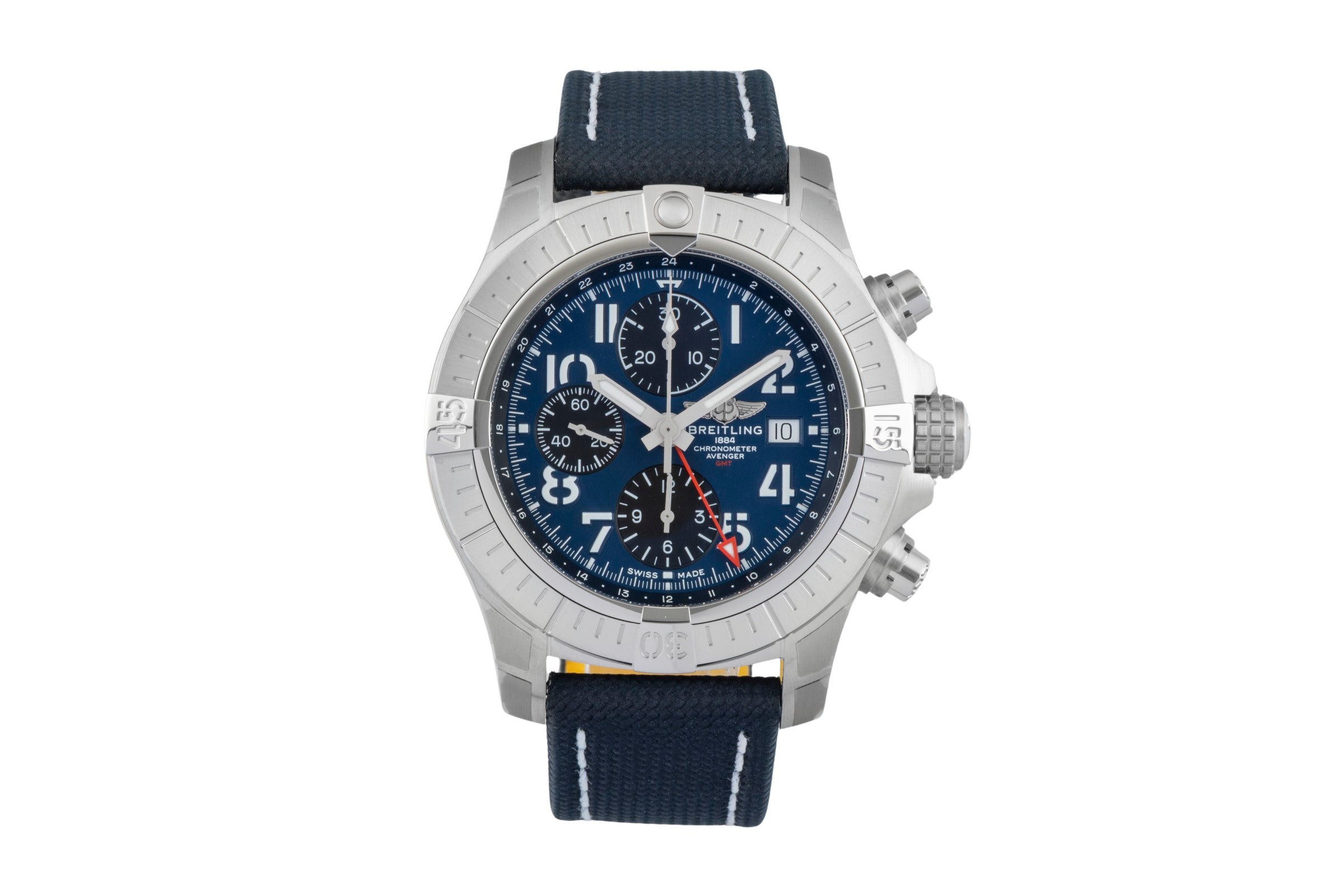 Breitling Avenger Chronograph GMT Stahl Automatik Ref A24315101C1X1 NP: 6600,- € [2603643]
