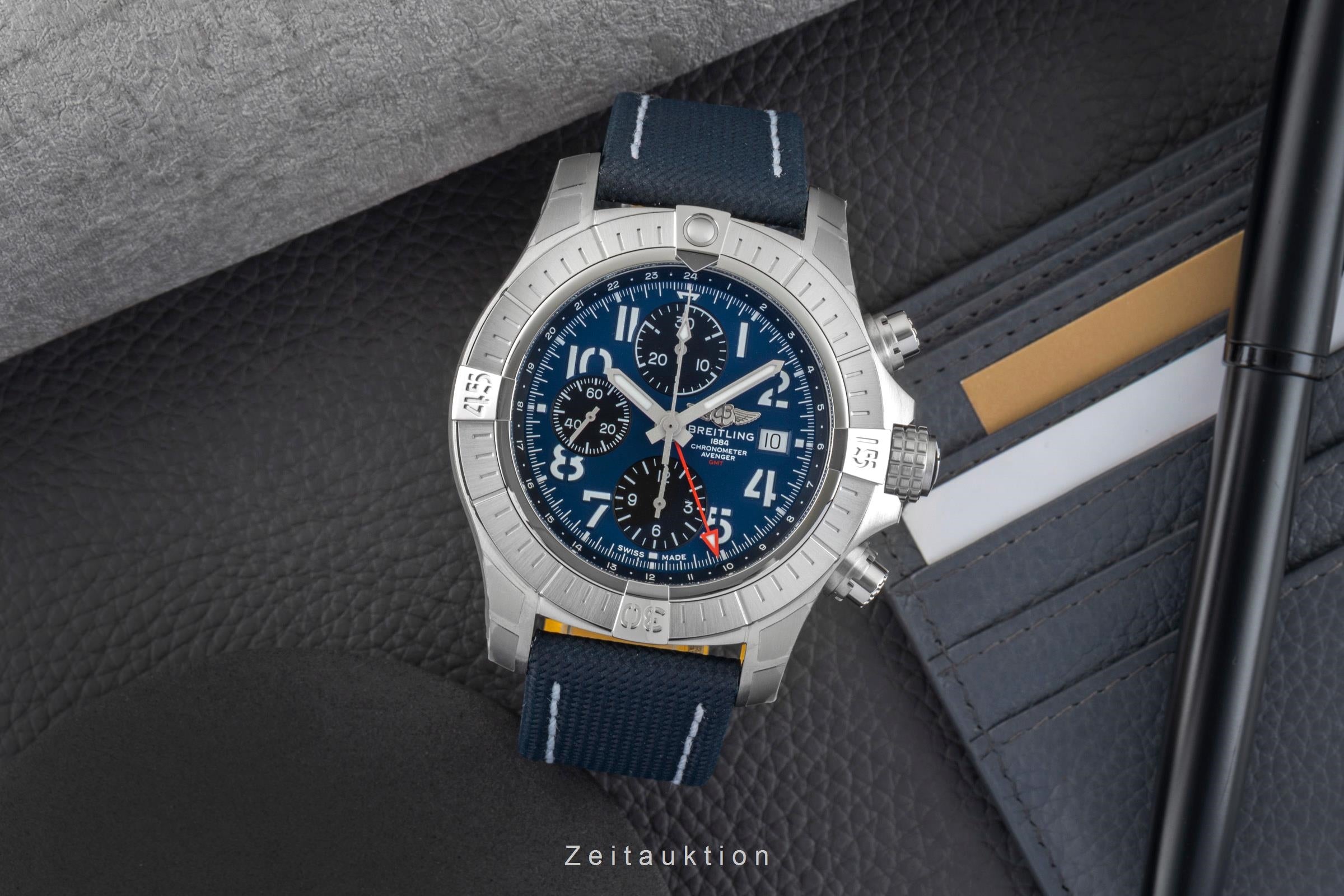Breitling Avenger cronógrafo acero automático reloj para caballeros A24315101C1X1 LP: 6600EUR  [2603643]