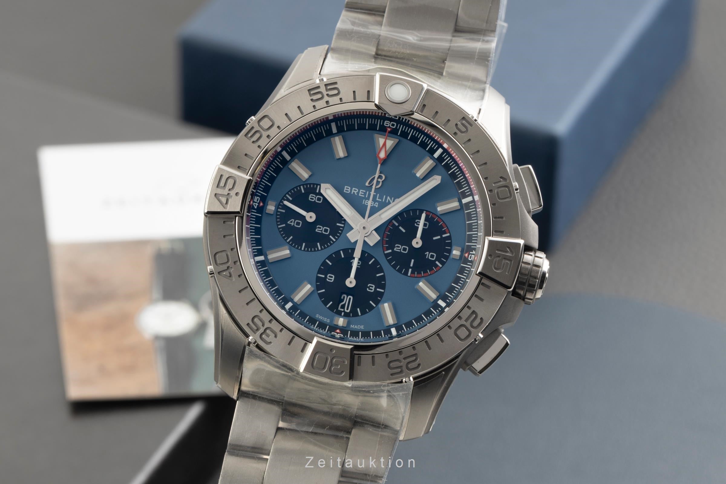 Breitling Super Avenger B01 Chronograph 46 Titan Ref EB0148101C1E1 NP: 10150,- € [2603647]