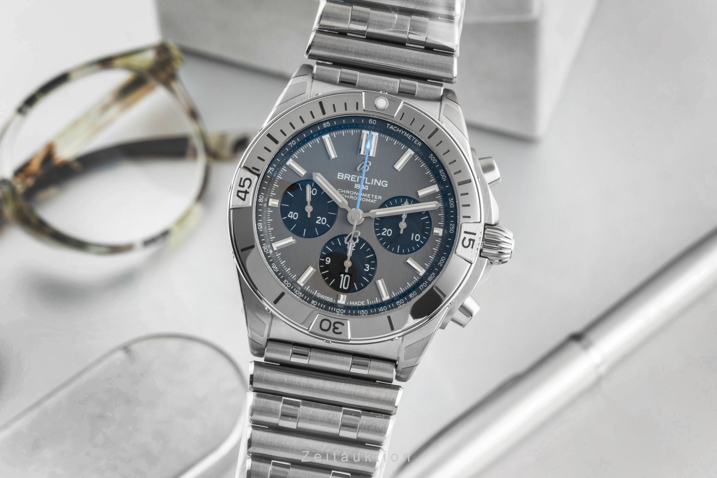Breitling Chronomat chronograph titanium automatic men's watch EB0134101M1E1 LP: 12750EUR  [2603655]