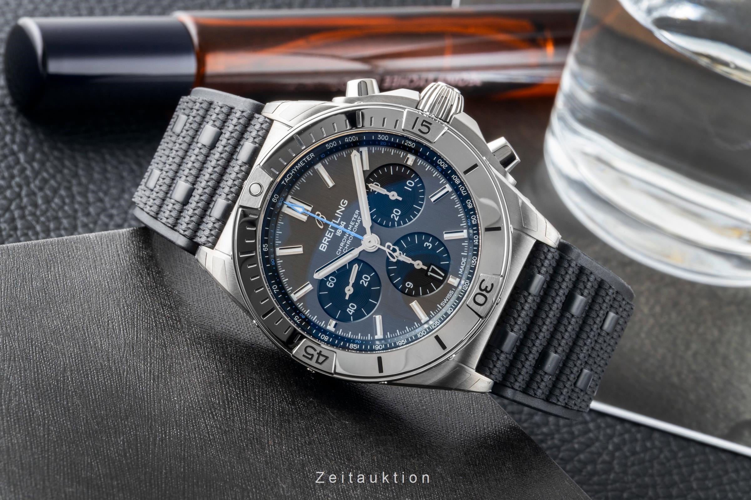 Breitling Chronomat chronograph titanium automatic men's watch EB0134101M1S1 LP: 10000EUR  [2603657]
