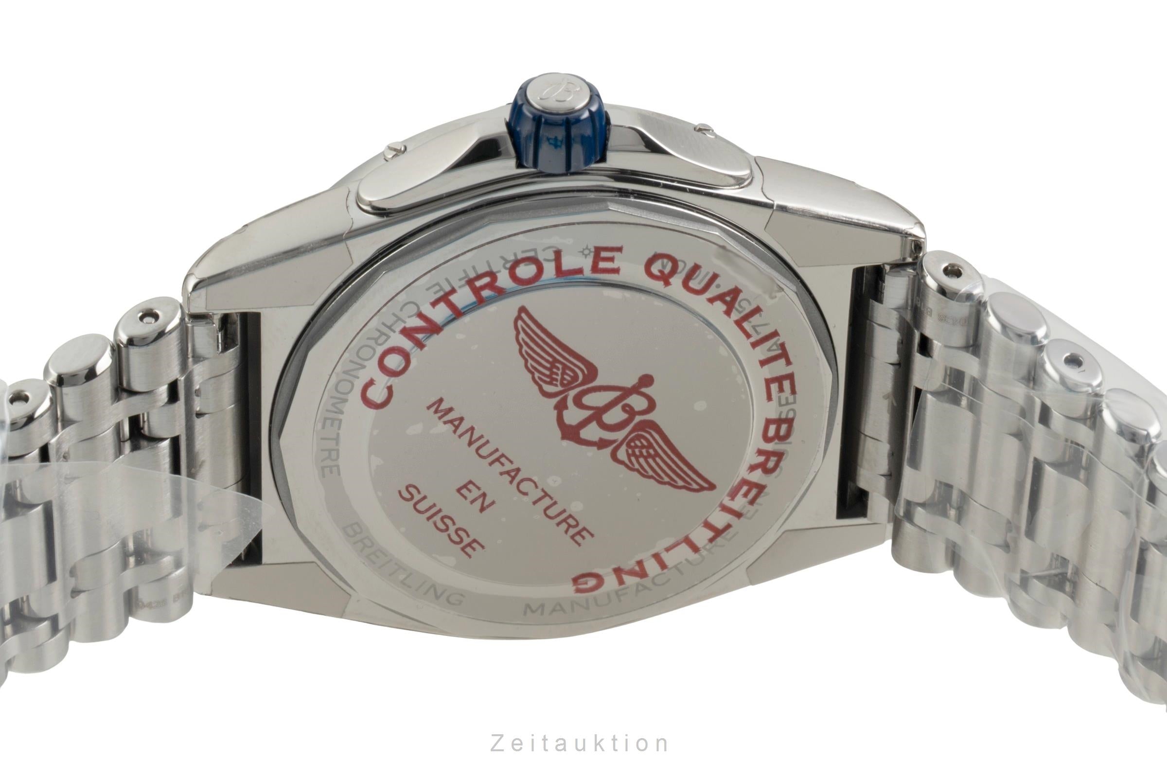 Breitling Super Chronomat 38 Stahl Automatik Diamonds Ref. A17356531C1A1 B&P   [2603659]