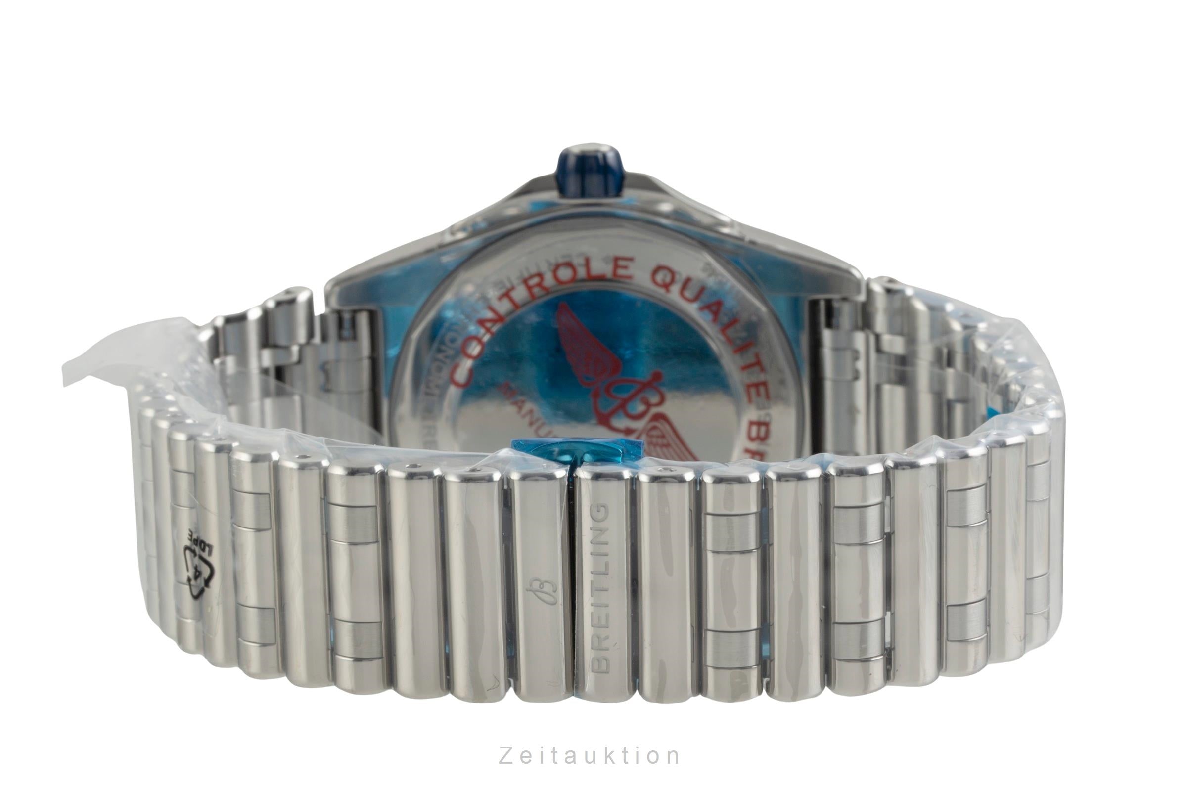 Breitling Super Chronomat 38 Stahl Automatik Diamonds Ref. A17356531C1A1 B&P   [2603659]