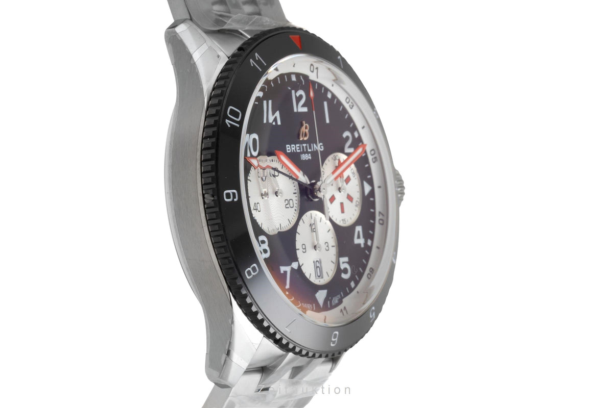 Breitling Super Avi chronograph steel automatic men's watch YB04451A1B1A1  [2603666]