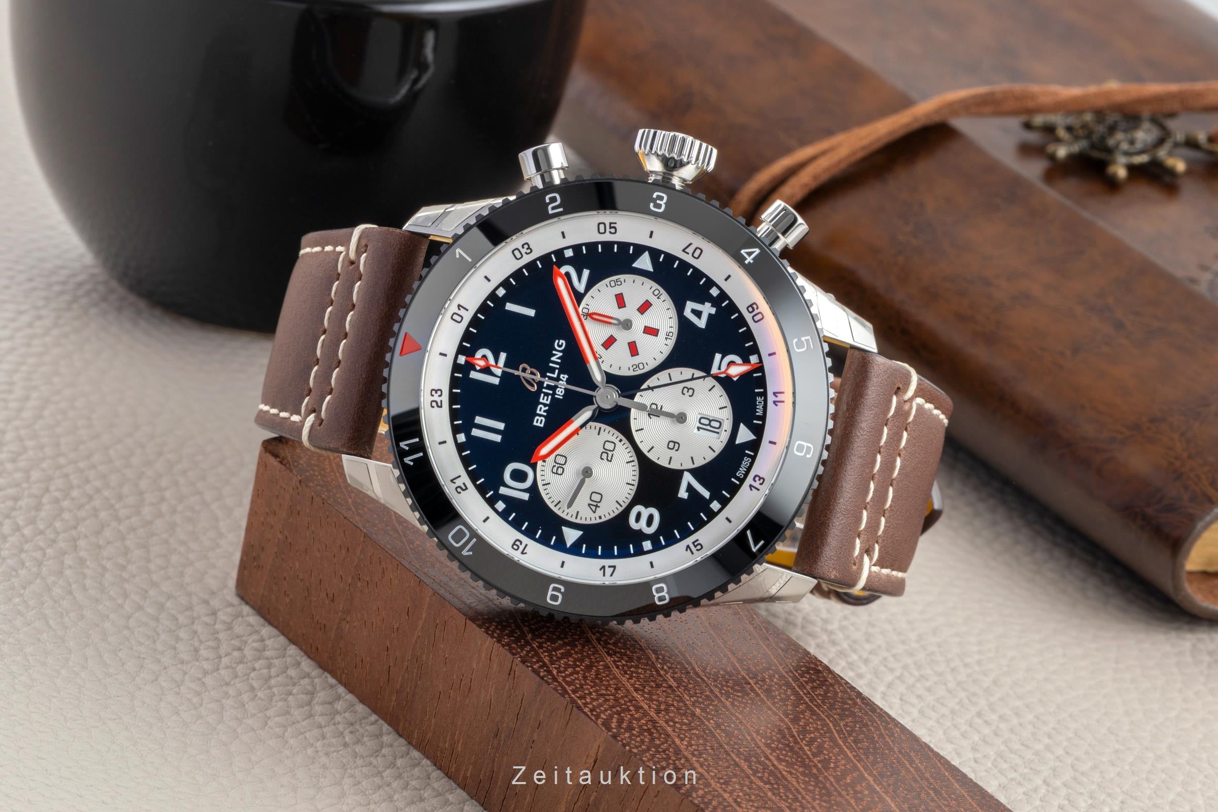 Breitling Super Avi chronograph steel automatic men's watch YB04451A1B1X1 LP: 11200EUR  [2603667]