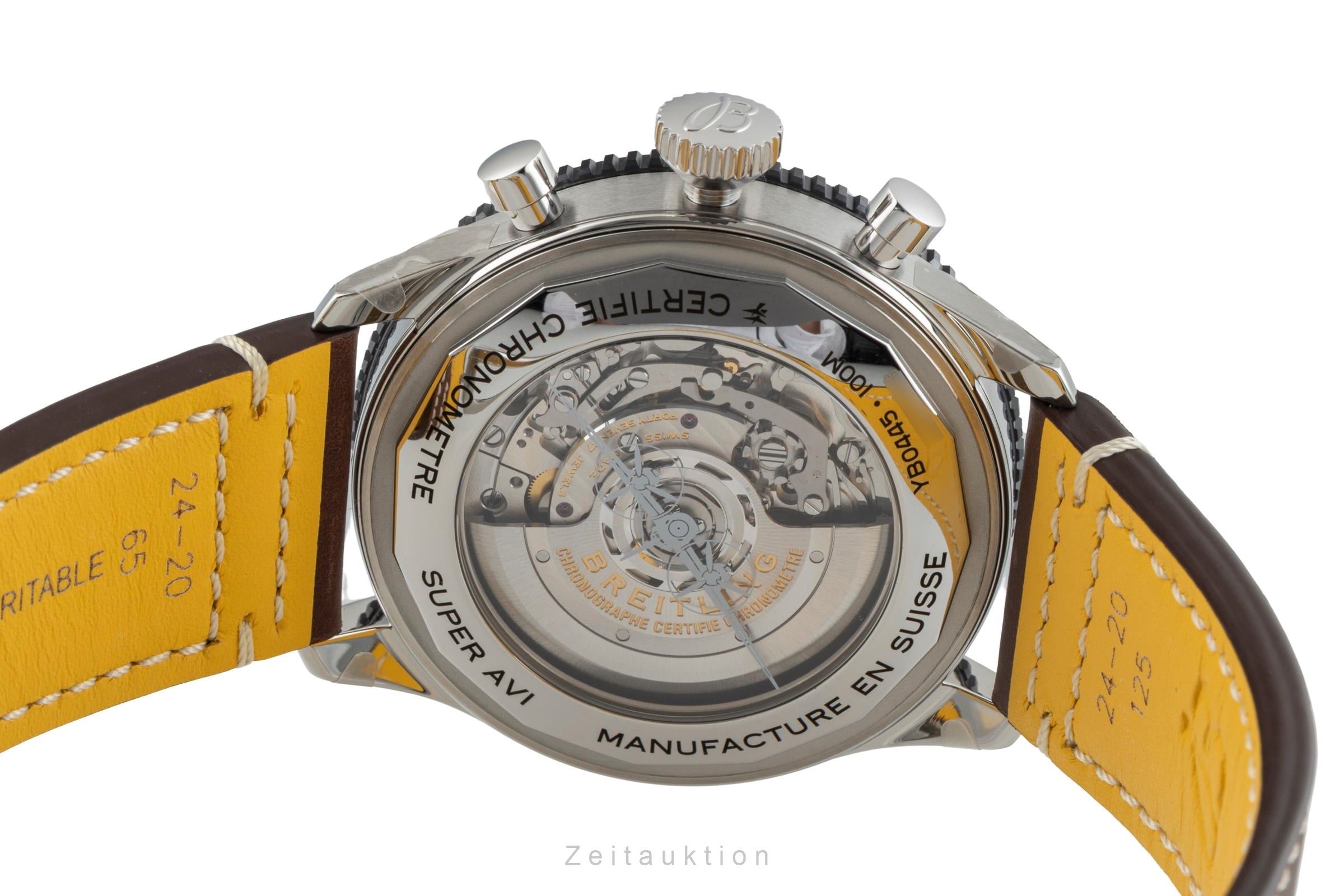 Breitling Super Avi chronograph steel automatic men's watch YB04451A1B1X1 LP: 11200EUR  [2603667]