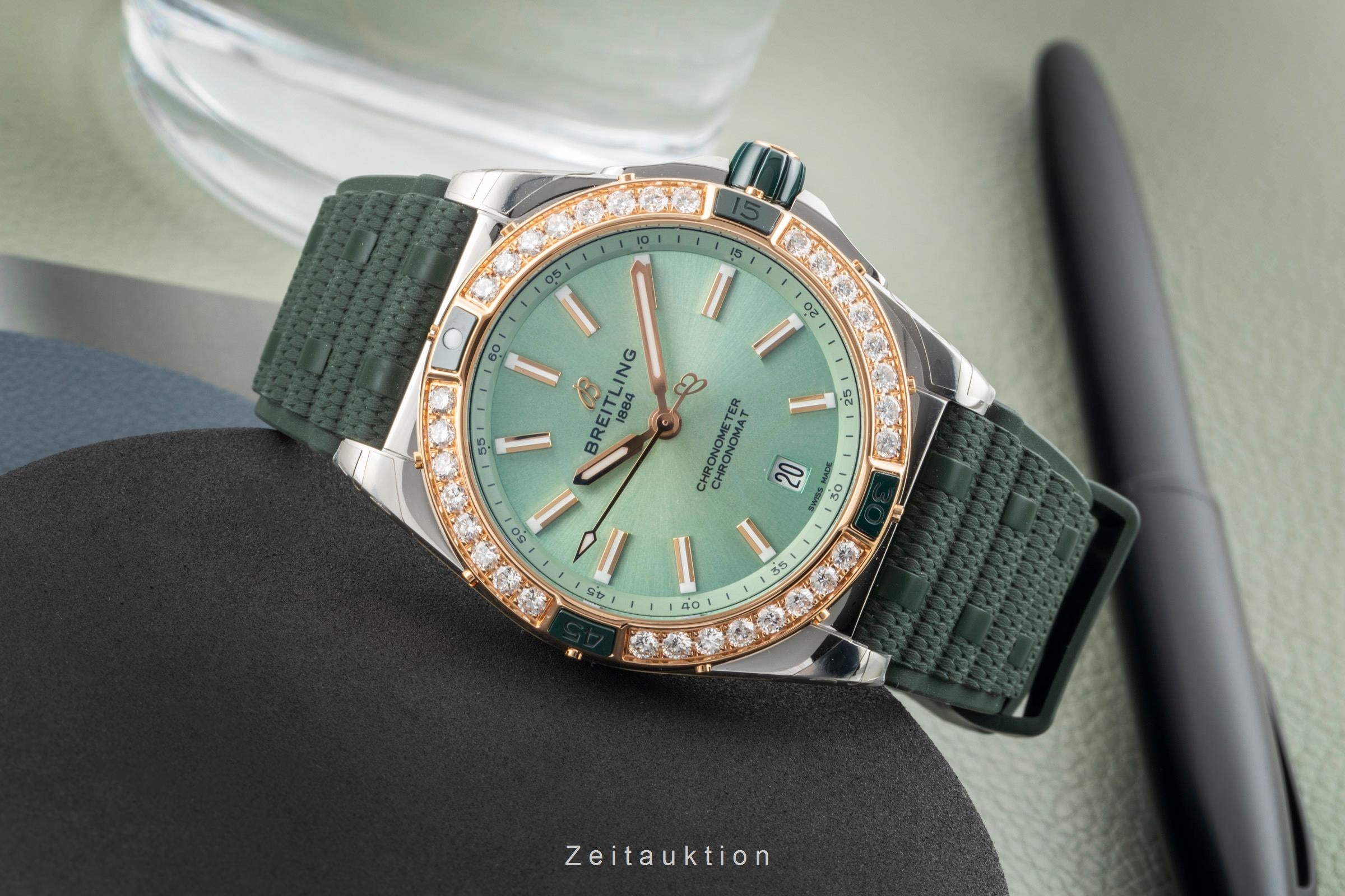 Breitling Chronomat acier / or  automatique montre pour femmes U17356531L1S1 LP: 13250EUR  [2603670]
